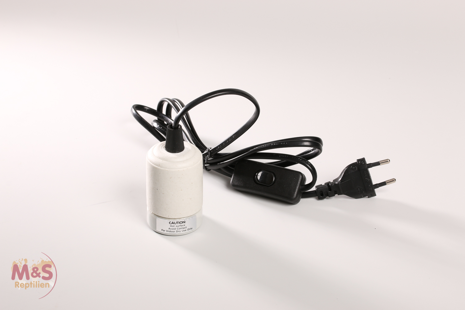 ReptiZoo Keramikfassung für Klemmhalterung,E 27 m. Kabel (CS003)