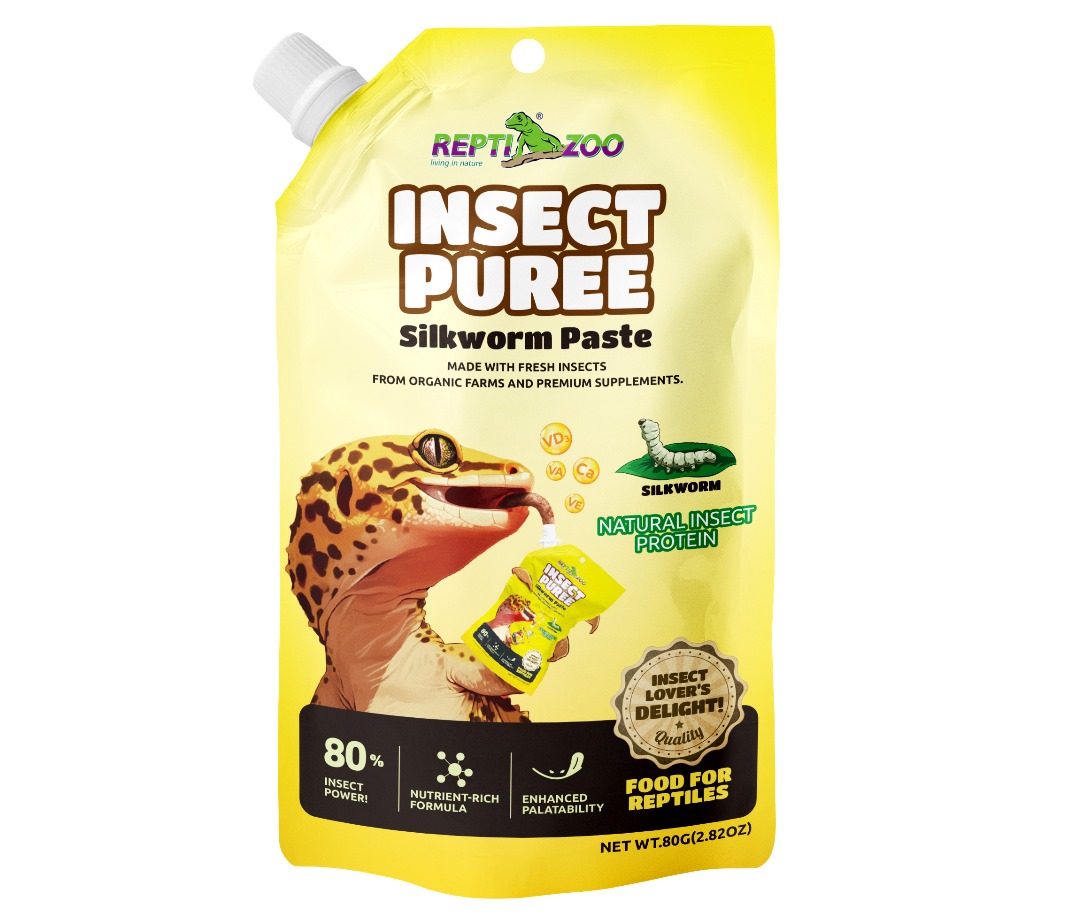 ReptiZoo Insect Puree - Seidenraupe Paste 80g ( 10x8g)  (HCP25)