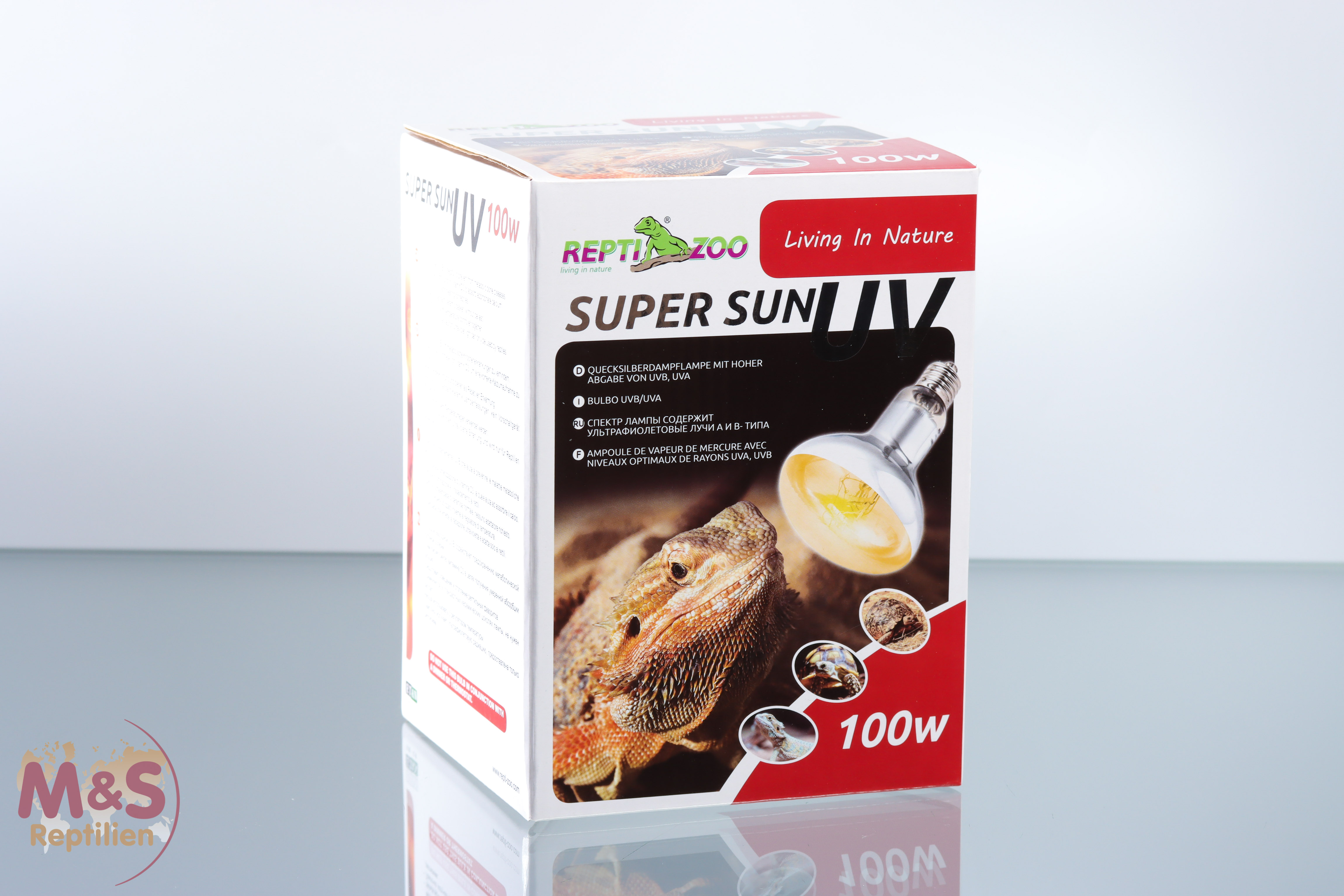 ReptiZoo D3 Super Sun (UVA/UVB Lampe) 100 Watt (P95100) - kein Vorschaltgerät notwendig