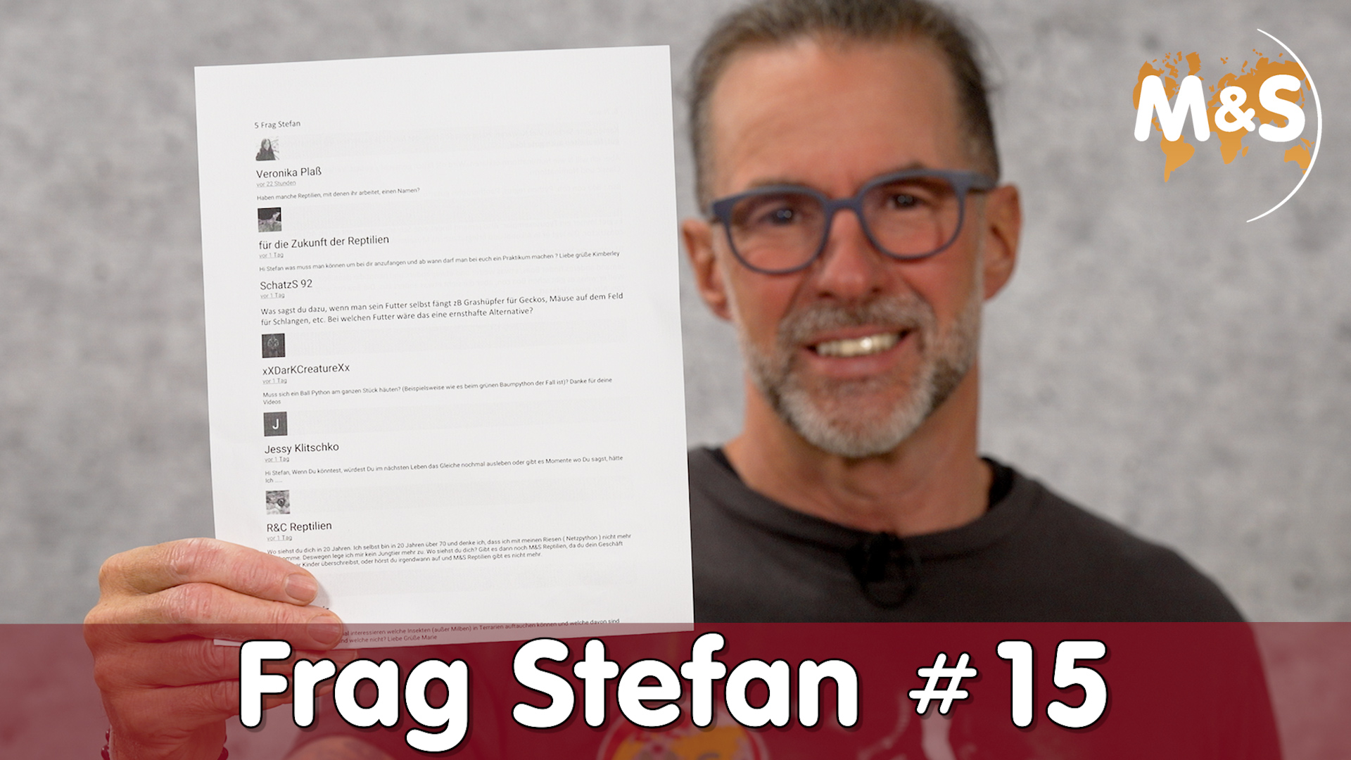 Futter in der Natur fangen | Stefan in 20 Jahren | Praktikum bei M&S | FS #15