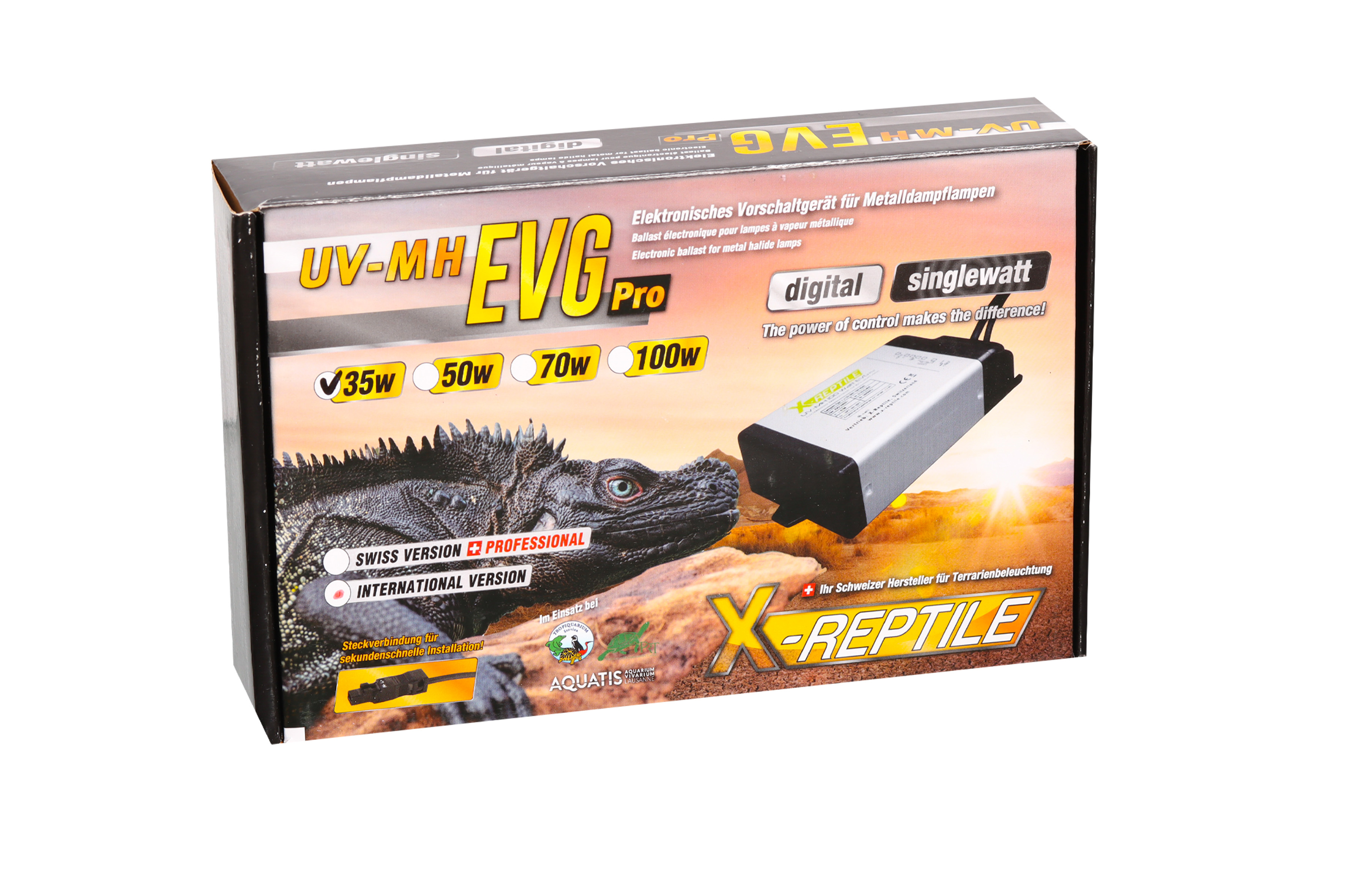 X-Reptile elektronisches Vorschaltgerät 35 Watt ( siehe Videoanleitung)