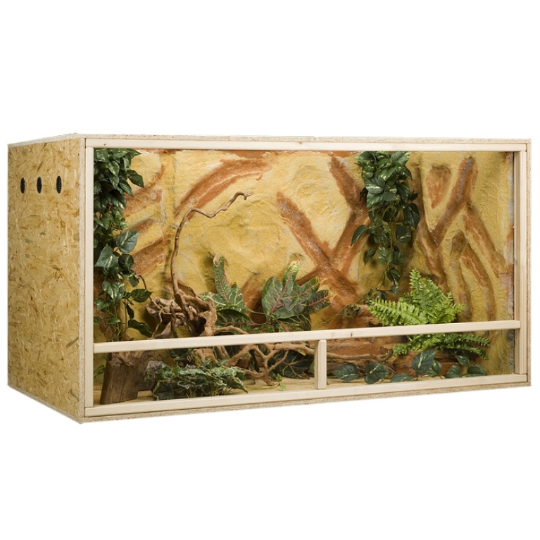 Holzterrarium 150x80x80cm, mit Seitenbelüftung