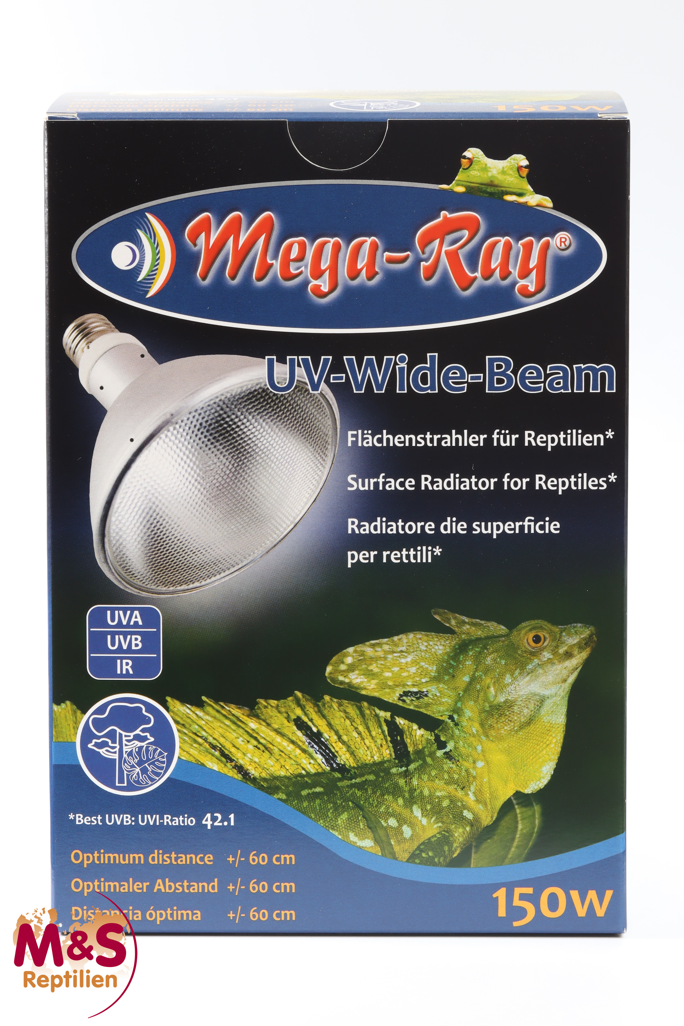 Mega-Ray HID (UV-) Lampe 150 Watt (Wide Beam / 90°)