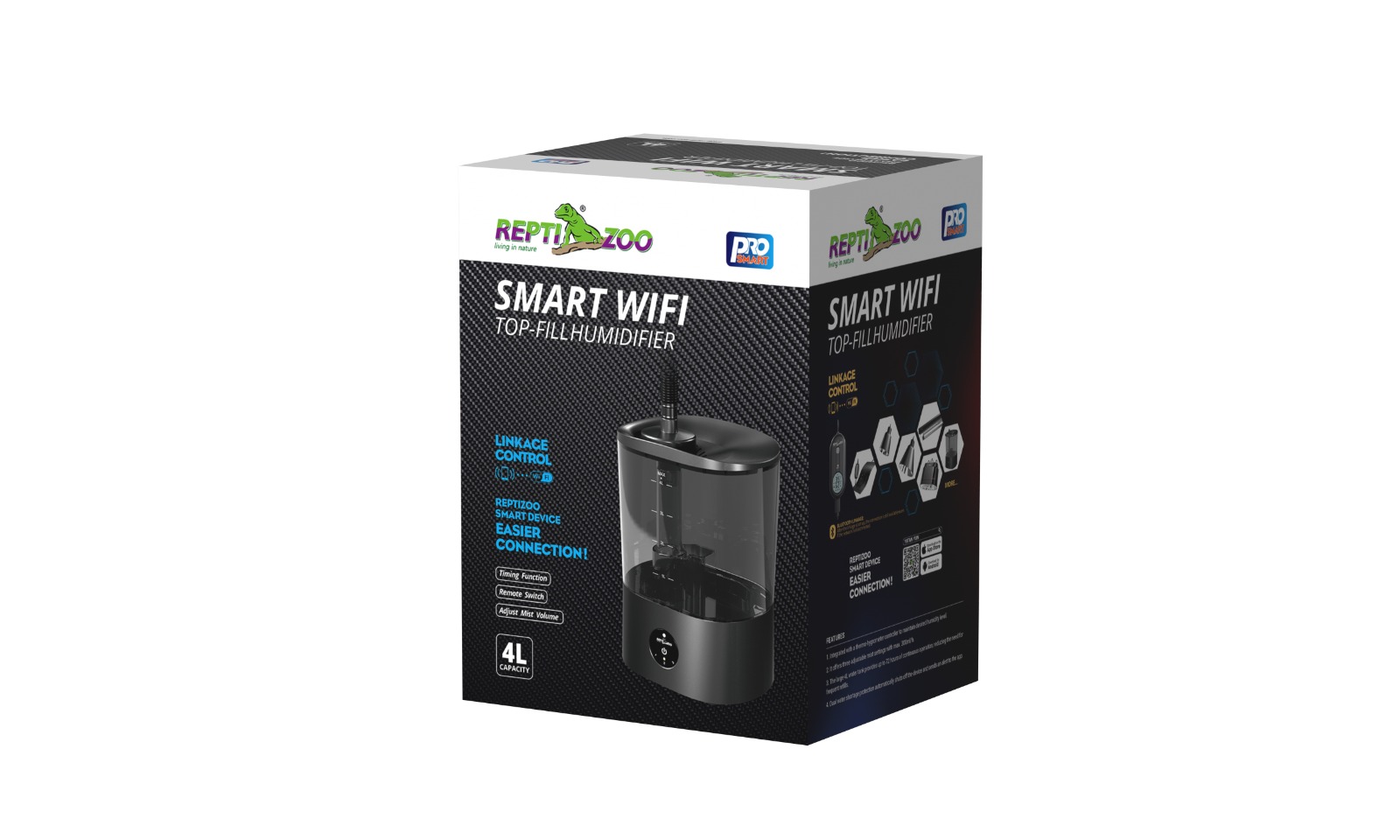 ReptiZoo Smart WIFI Luftbefeuchter (Nebler) inkl. Regler (ZTF14_PRO)