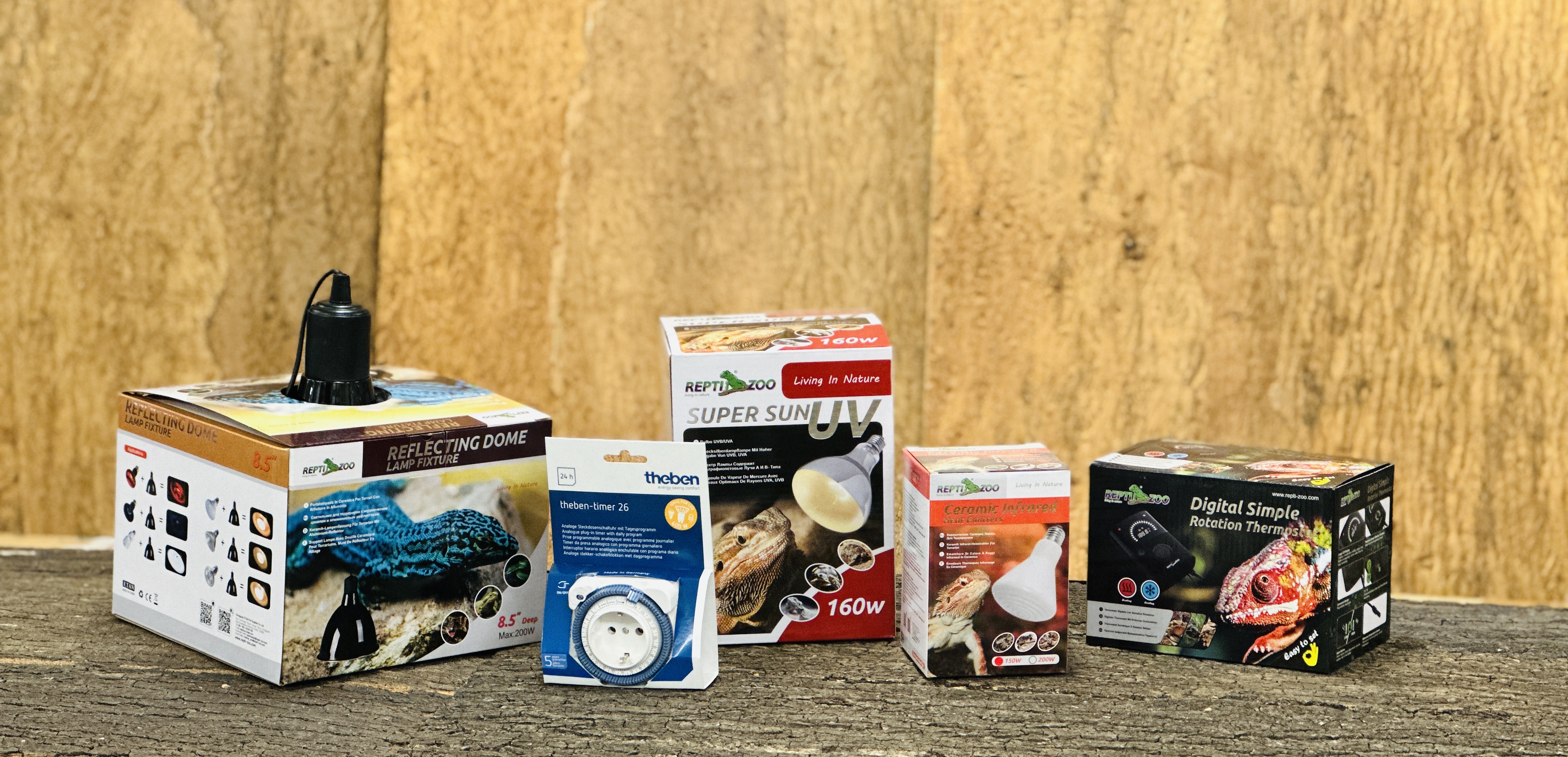 Beleuchtungsset für Schildkröten im Frühbeet