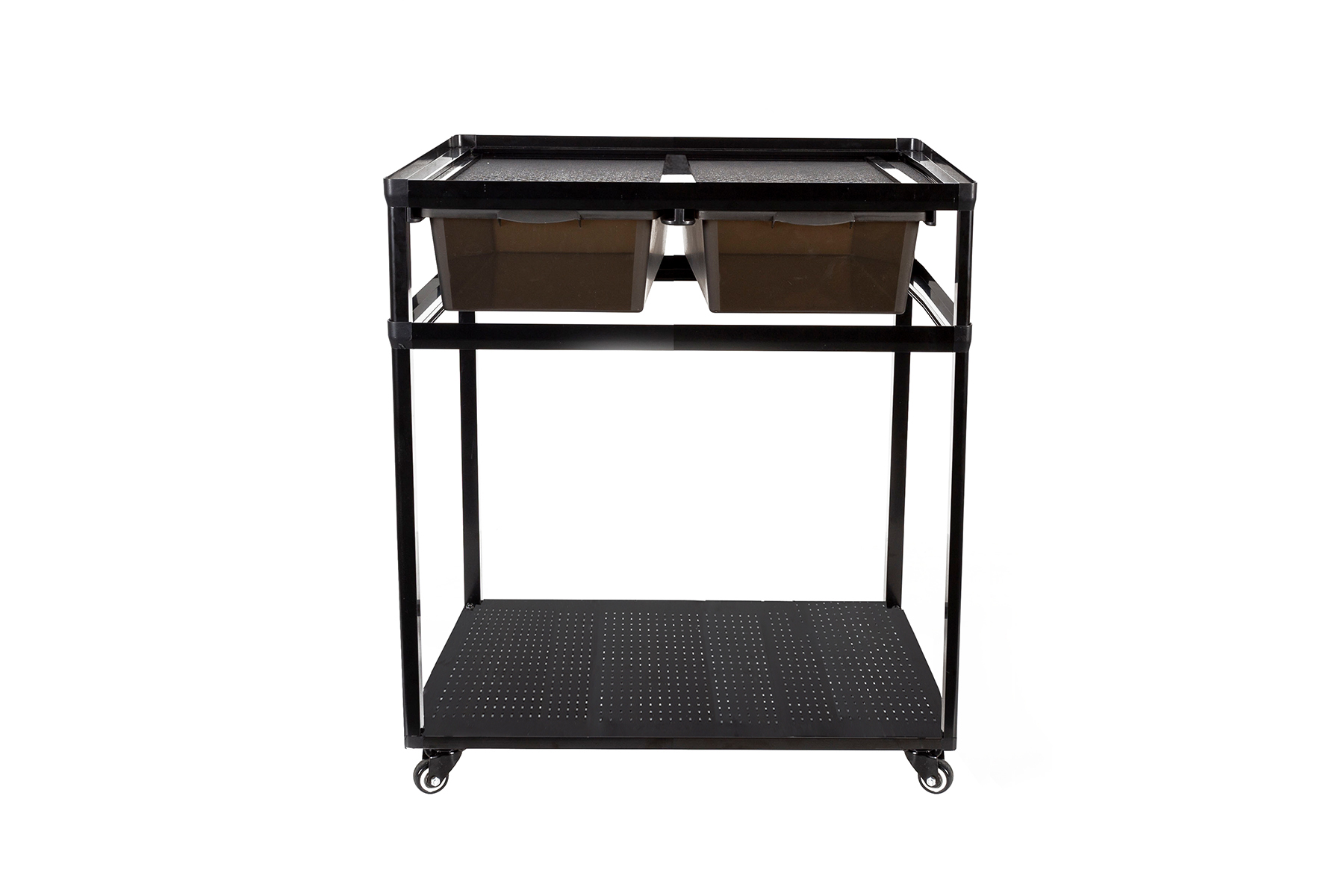 ReptiZoo, Zuchtrack (Unterschrank INO12) 2-fach, rollbar, inkl. 2 Boxen (small) + 1 Trenner