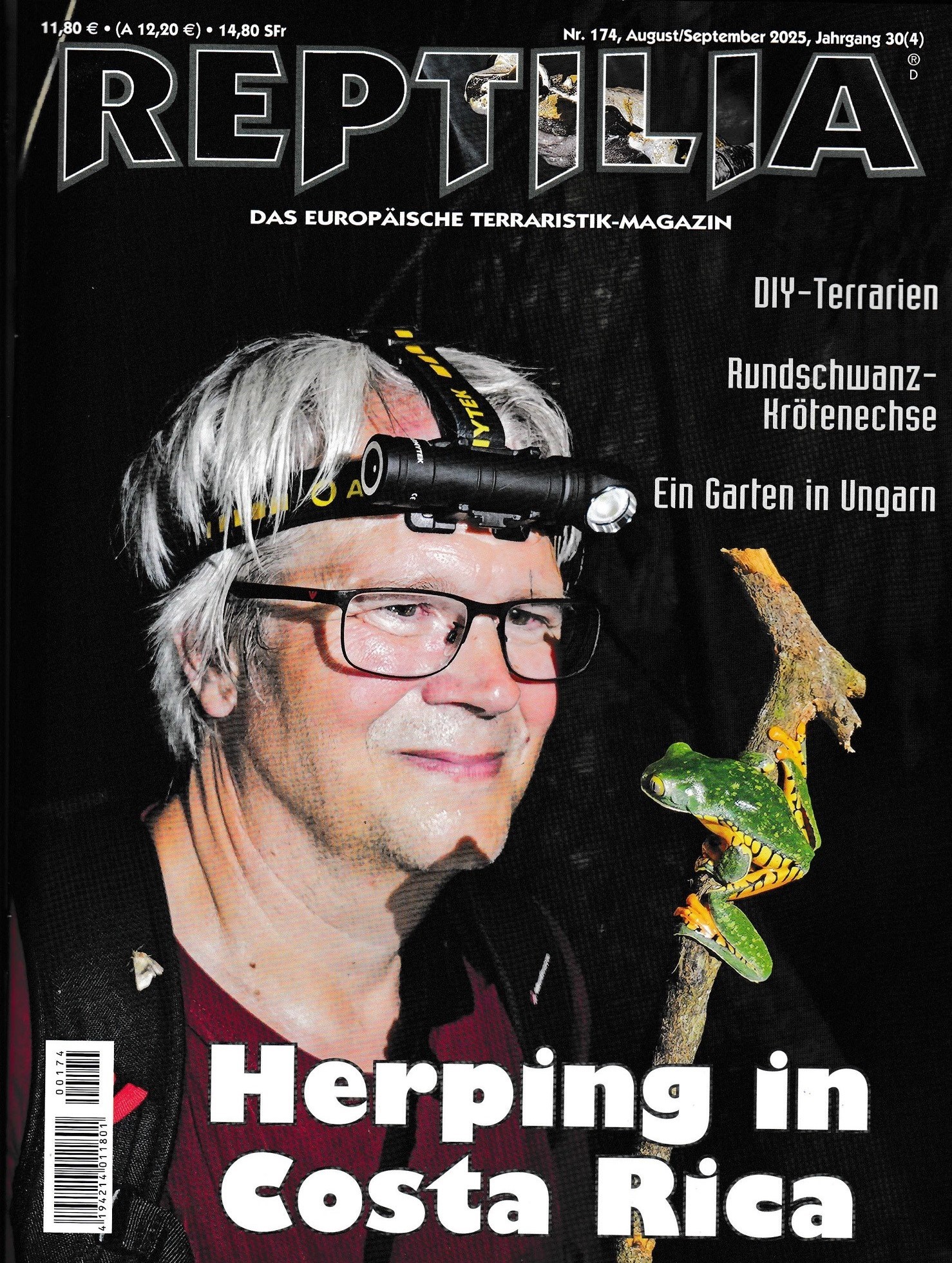 Reptilia Nr.174 August / September 2025 (Herping in Costa Rica)
