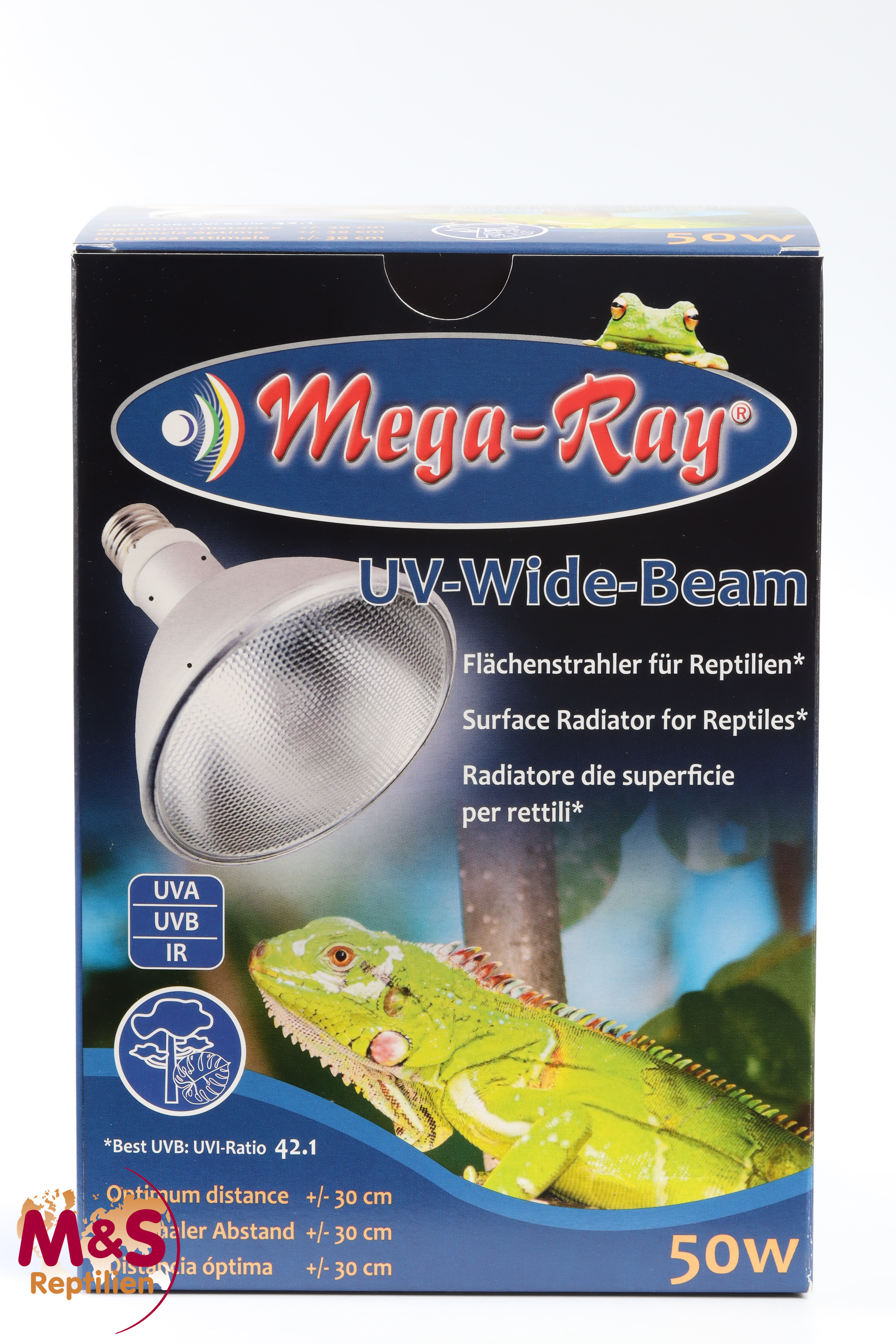 Mega-Ray HID (UV-) Lampe 50 Watt (Wide Beam / 90°)