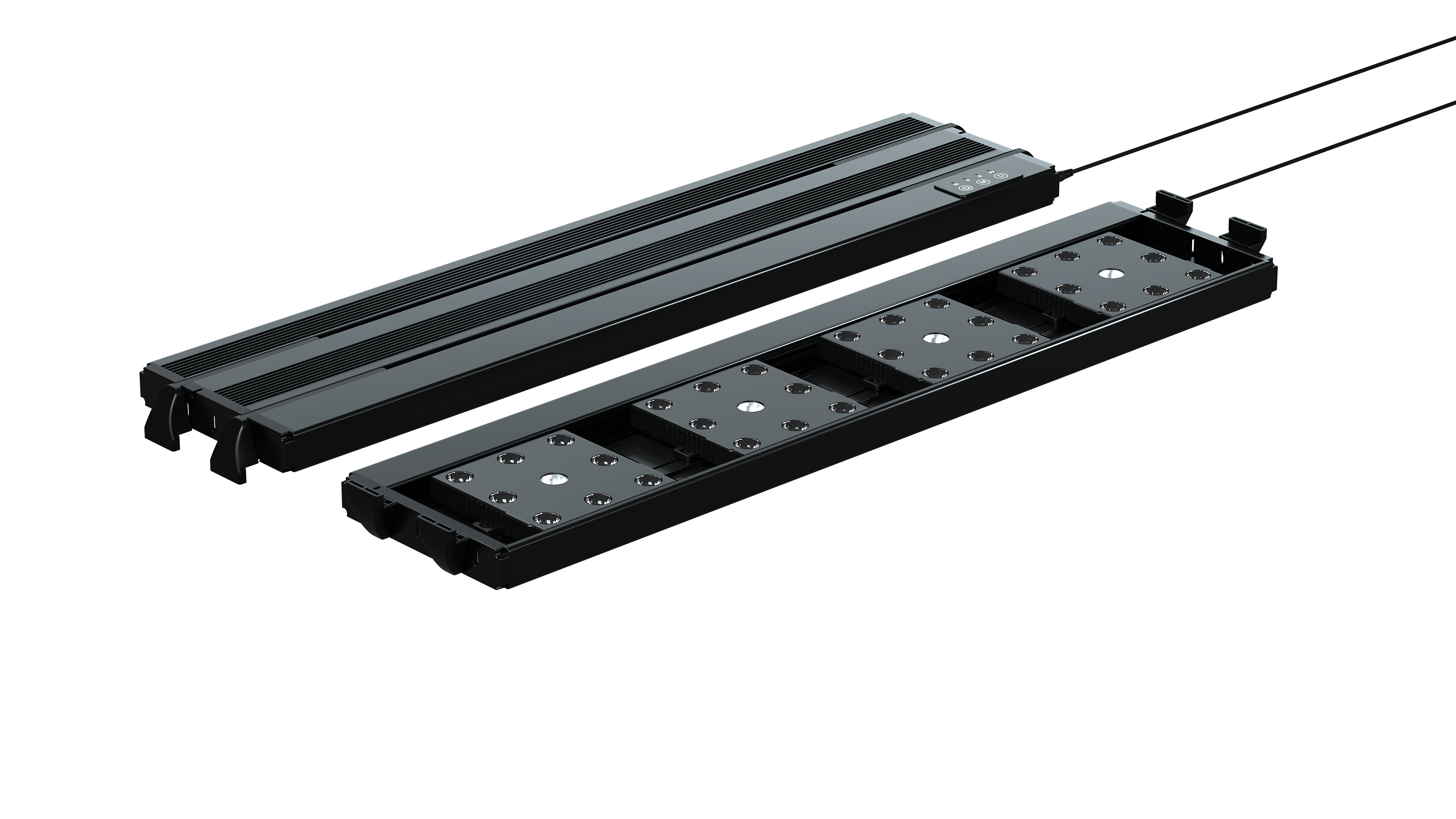 ReptiZoo LED 5% UVB Lichthaube - Tropic 24Watt - 87,2x 16,7x 3cm  (LED007T-36")