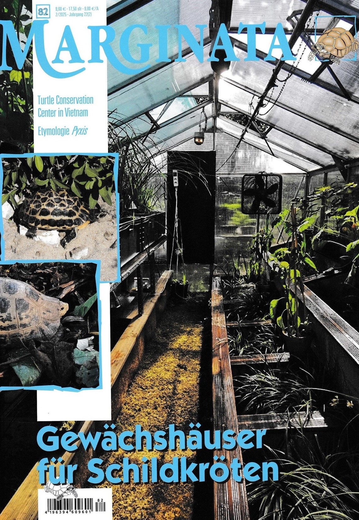 Marginata Fachzeitschrift 02/25 (aktuell-Gewächshäuser für Schildkröten)
