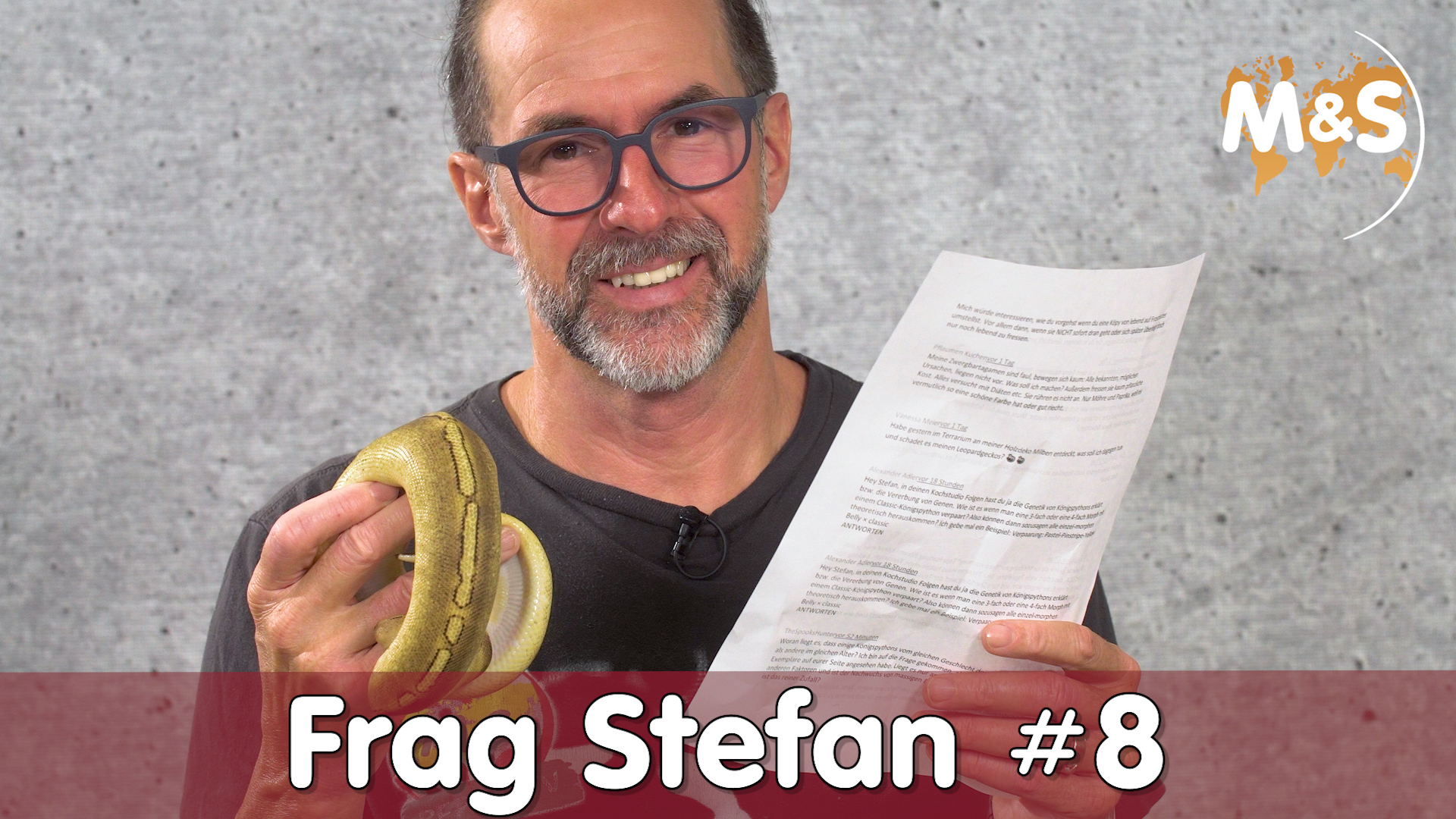 Frag Stefan #8 | Ihr fragt, Ich antworte! | Reptil TV