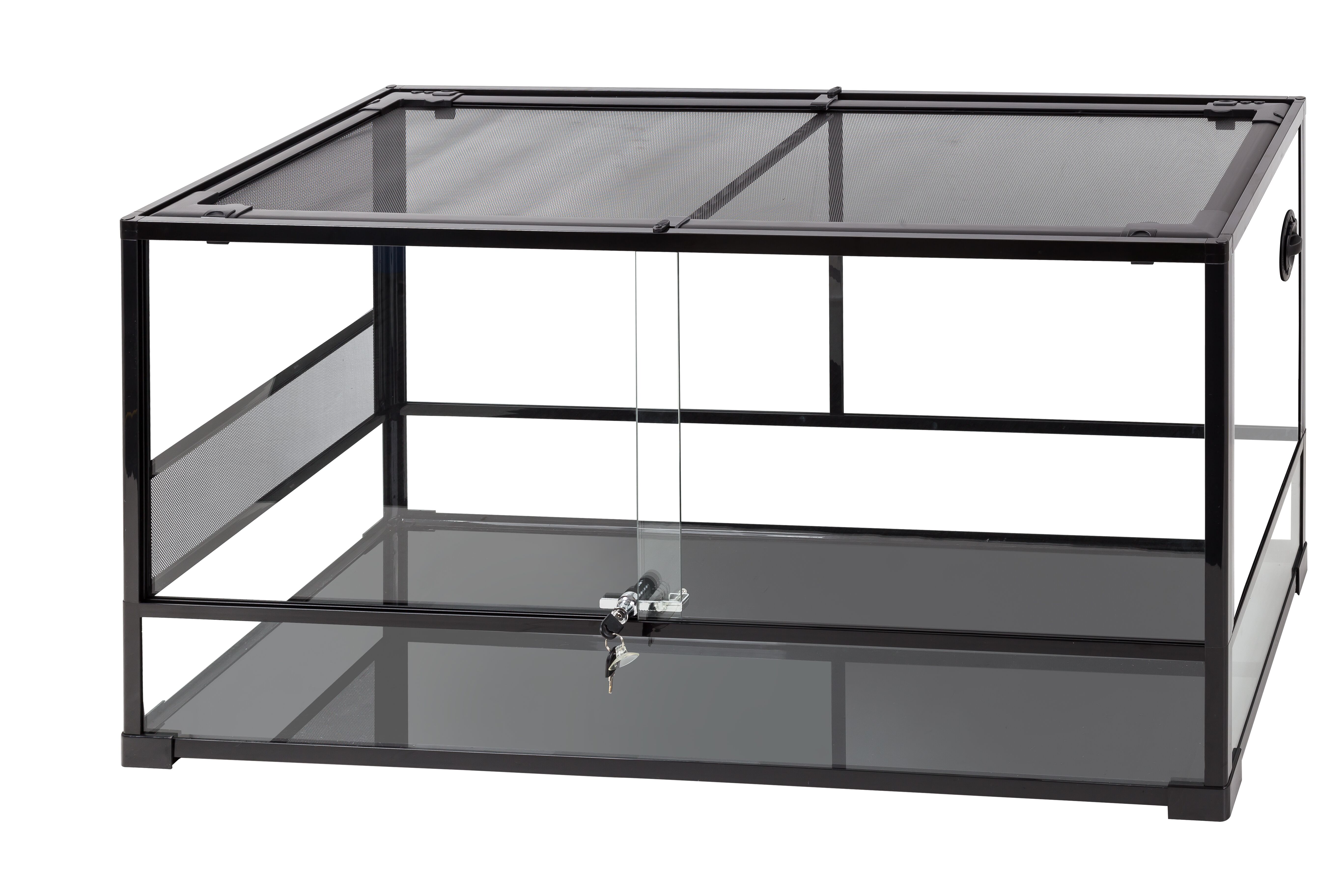 Komplettset: Für kleinere Boas und Pythons (120 cm Länge) mit ReptiZoo Glasterrarium (RK0223), 120x45x60cm