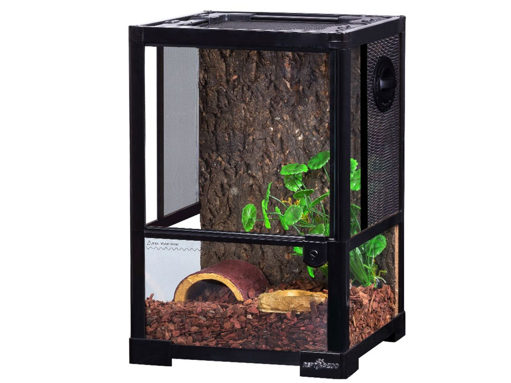 ReptiZoo Glasterrarium 30x30x45cm mit Schwenktüren, zerlegbar - verschickbar! RK0102NS (ohne Inhalt)