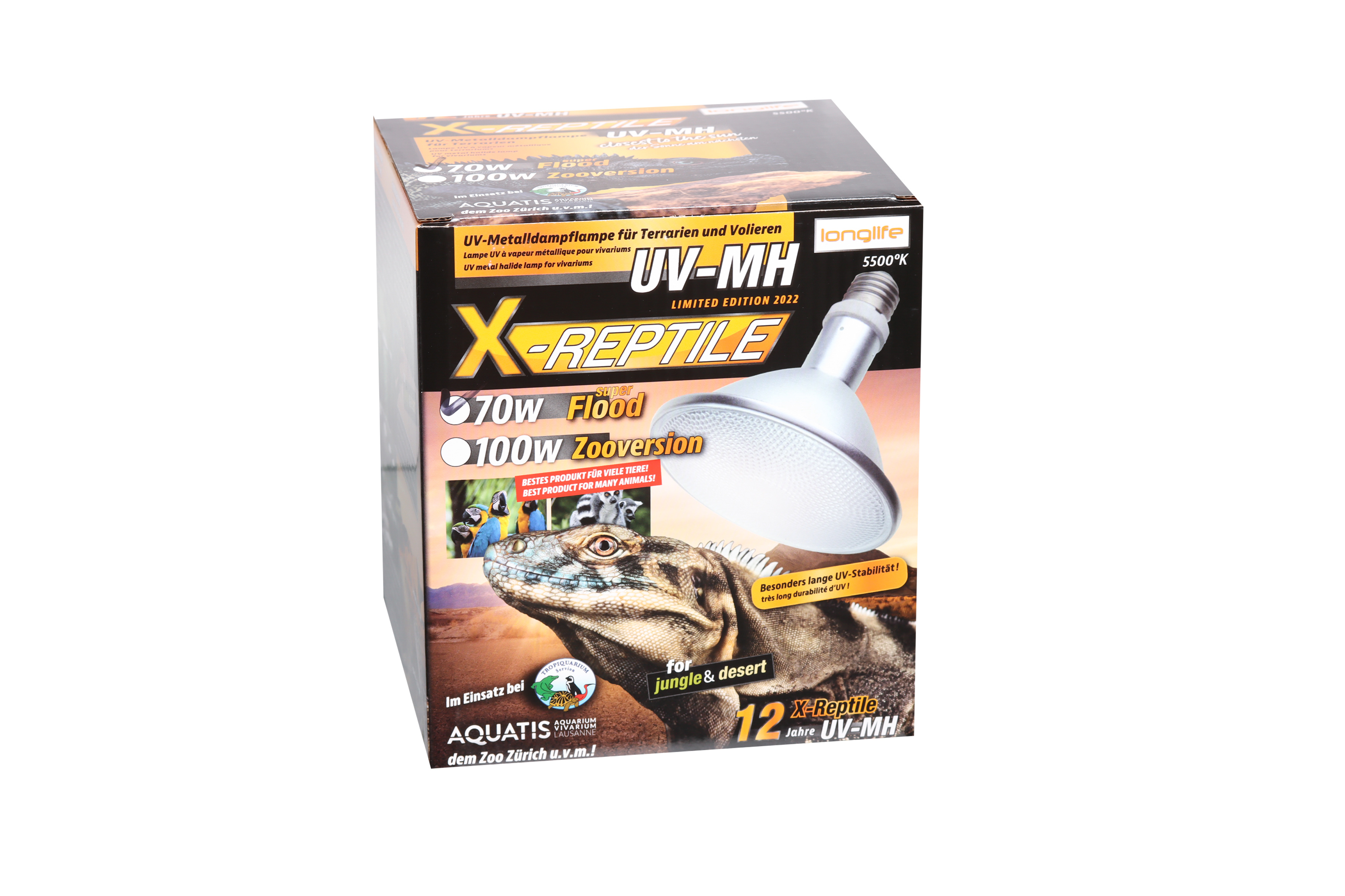 X-Reptile HID-Lampe (UV-Lampe) 70 Watt Flood (ZOO-Version)