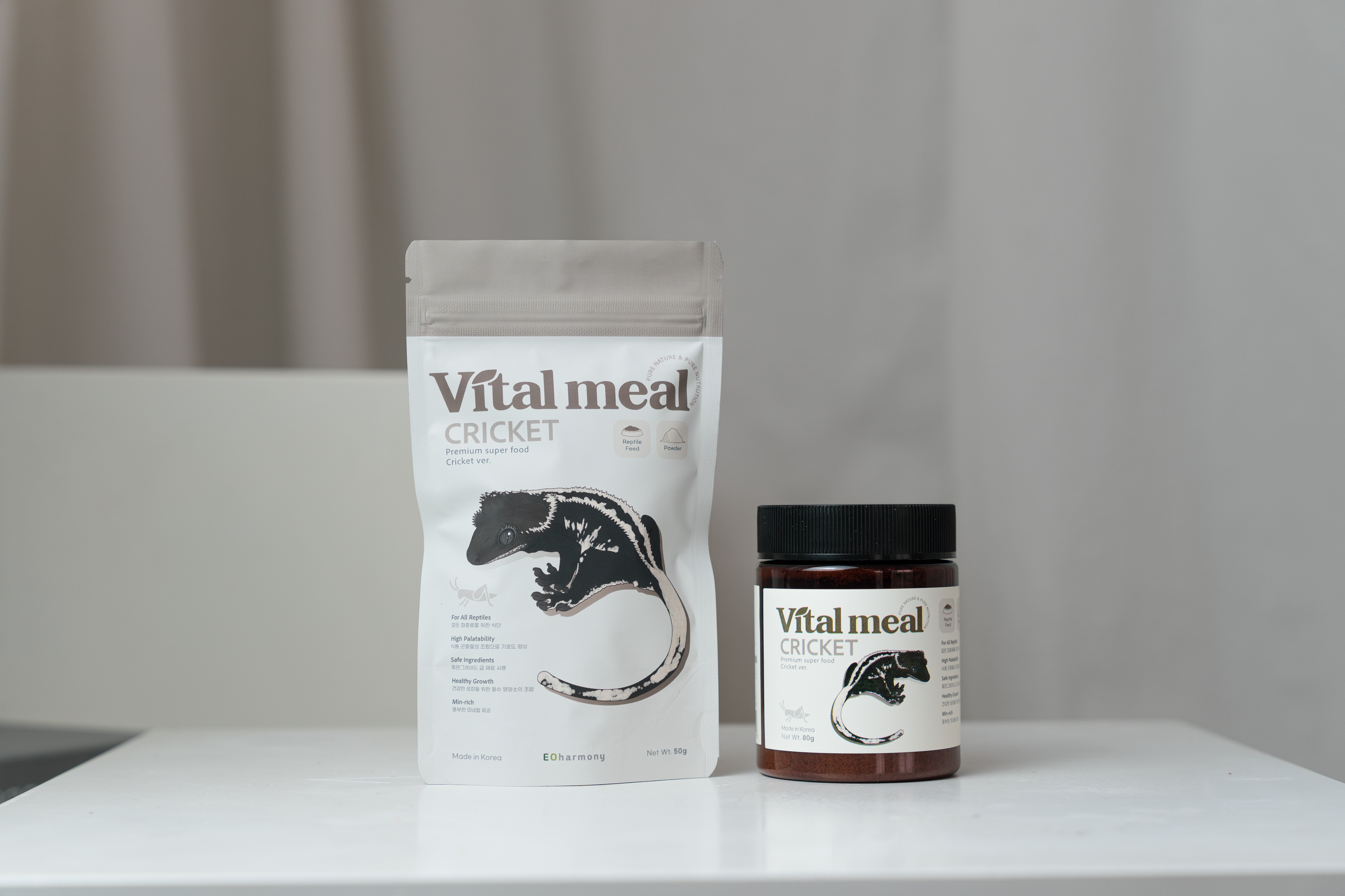 VITAL MEAL Cricket für alle Geckos -Futterbrei aus Mehlinsekten- (wählbare Grösse)