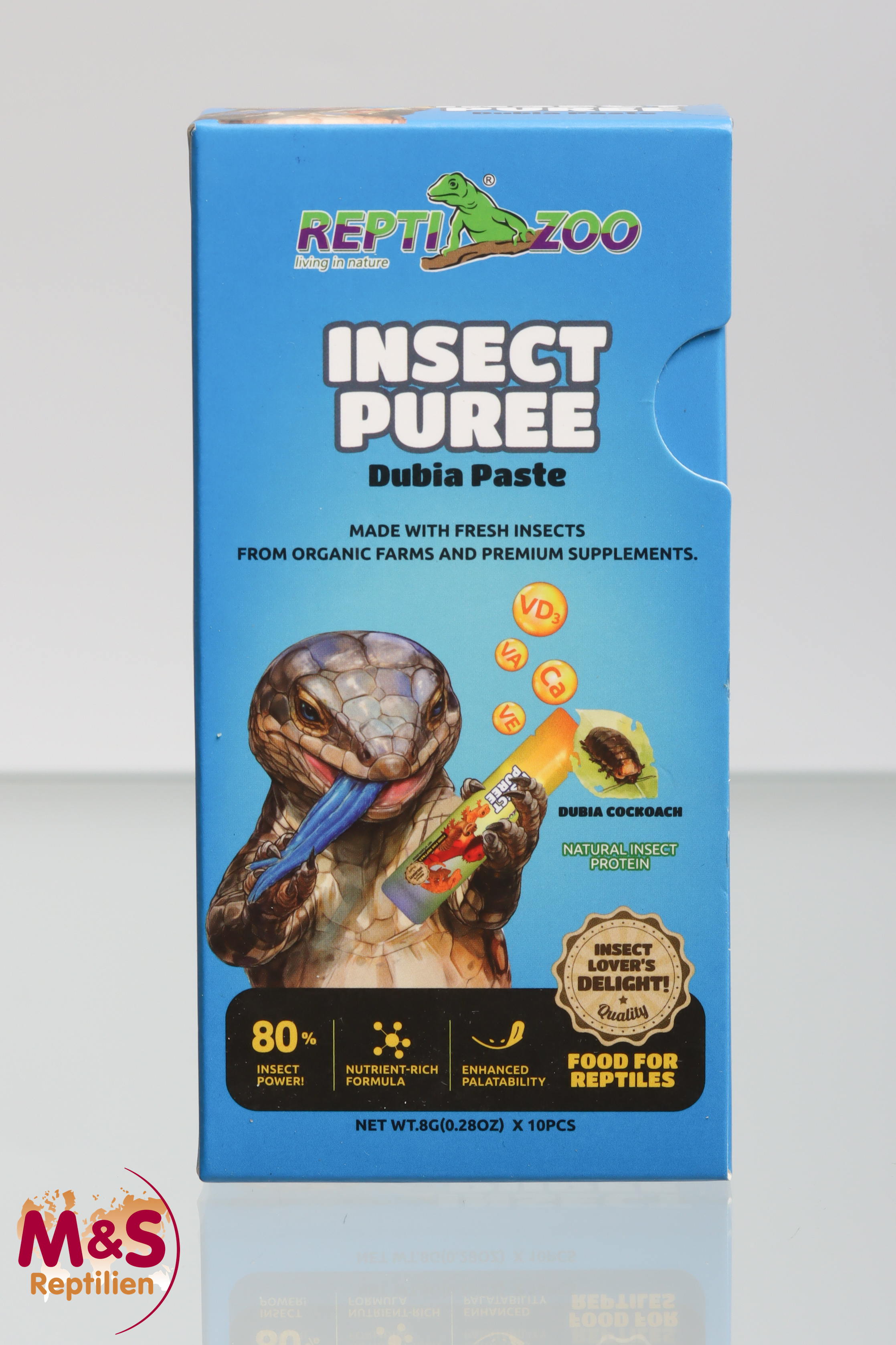 ReptiZoo Insect Puree - Schaben Paste 80g (10x8g)  (HCP27)