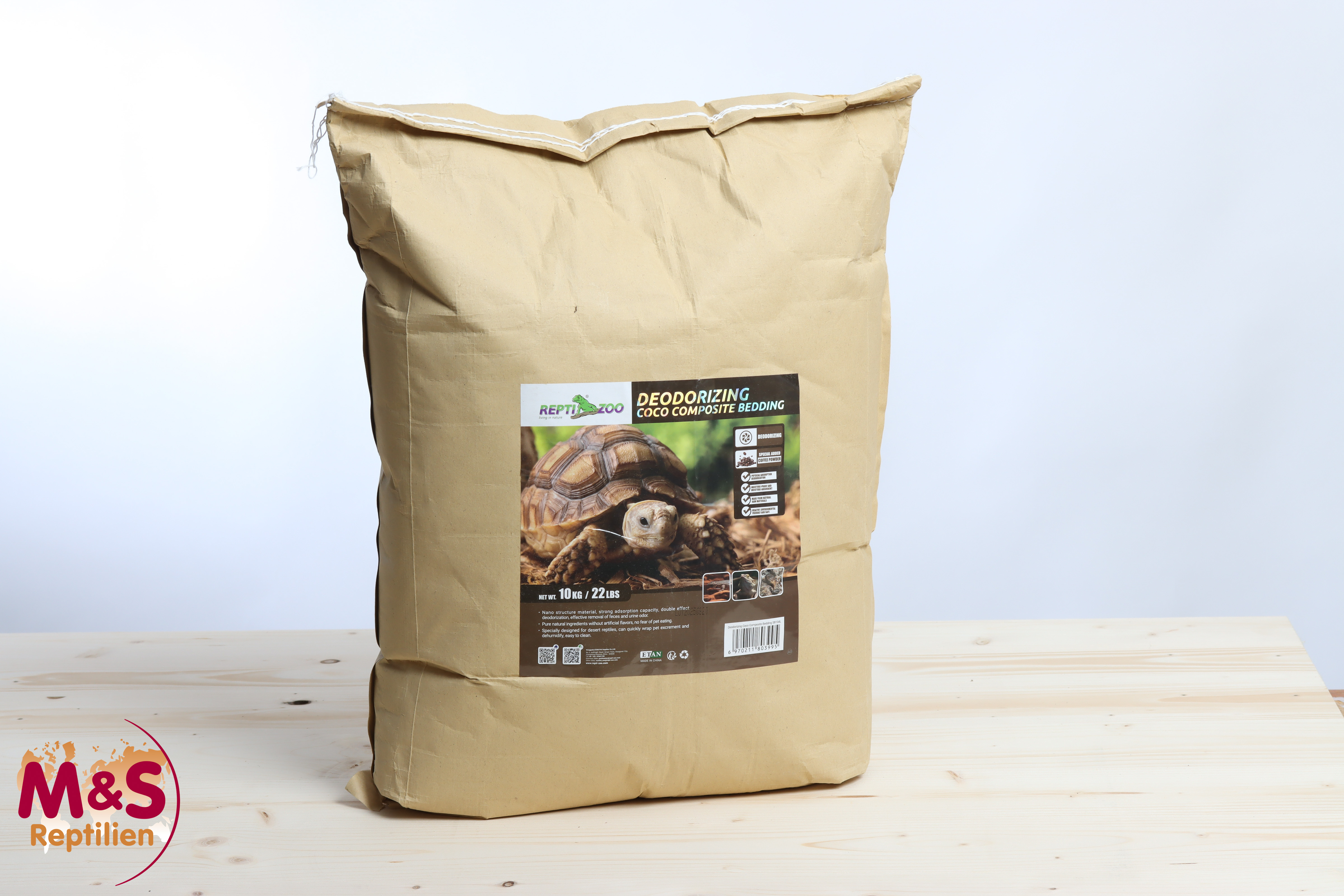 Reptizoo Kokosfaser-Kaffeesatz Substrat -geruchsbindend-  10 kg (SB104)