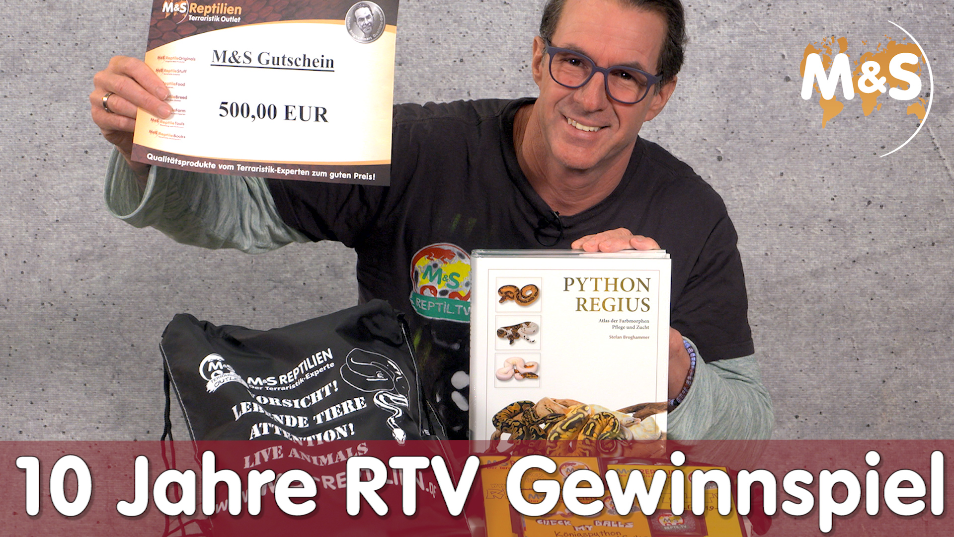 10 Jahre RTV | Gewinnspiel | über 1000€ Preise | Reptil TV