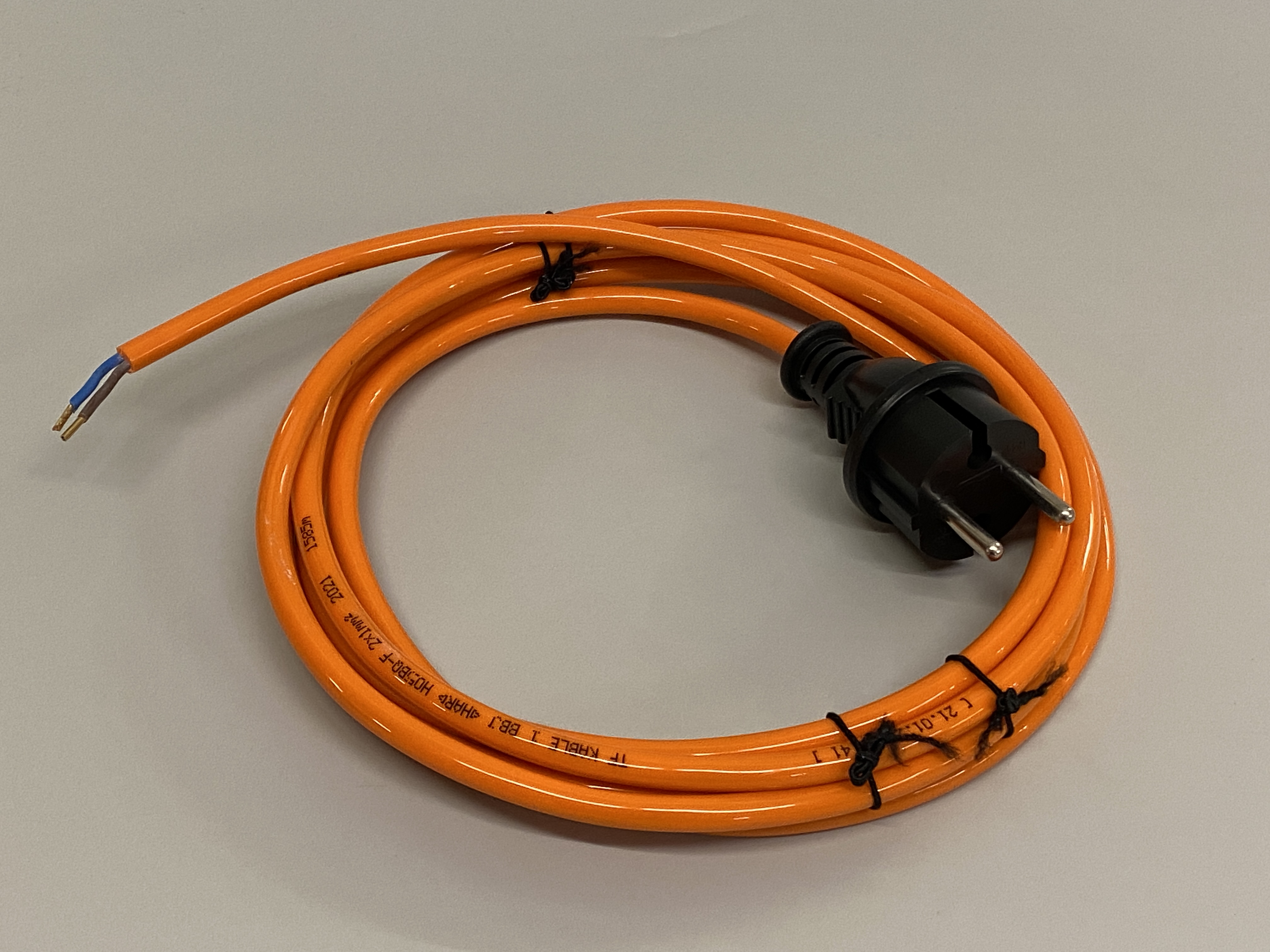 Spezial Netzzuleitung 3 m, hitzebeständig