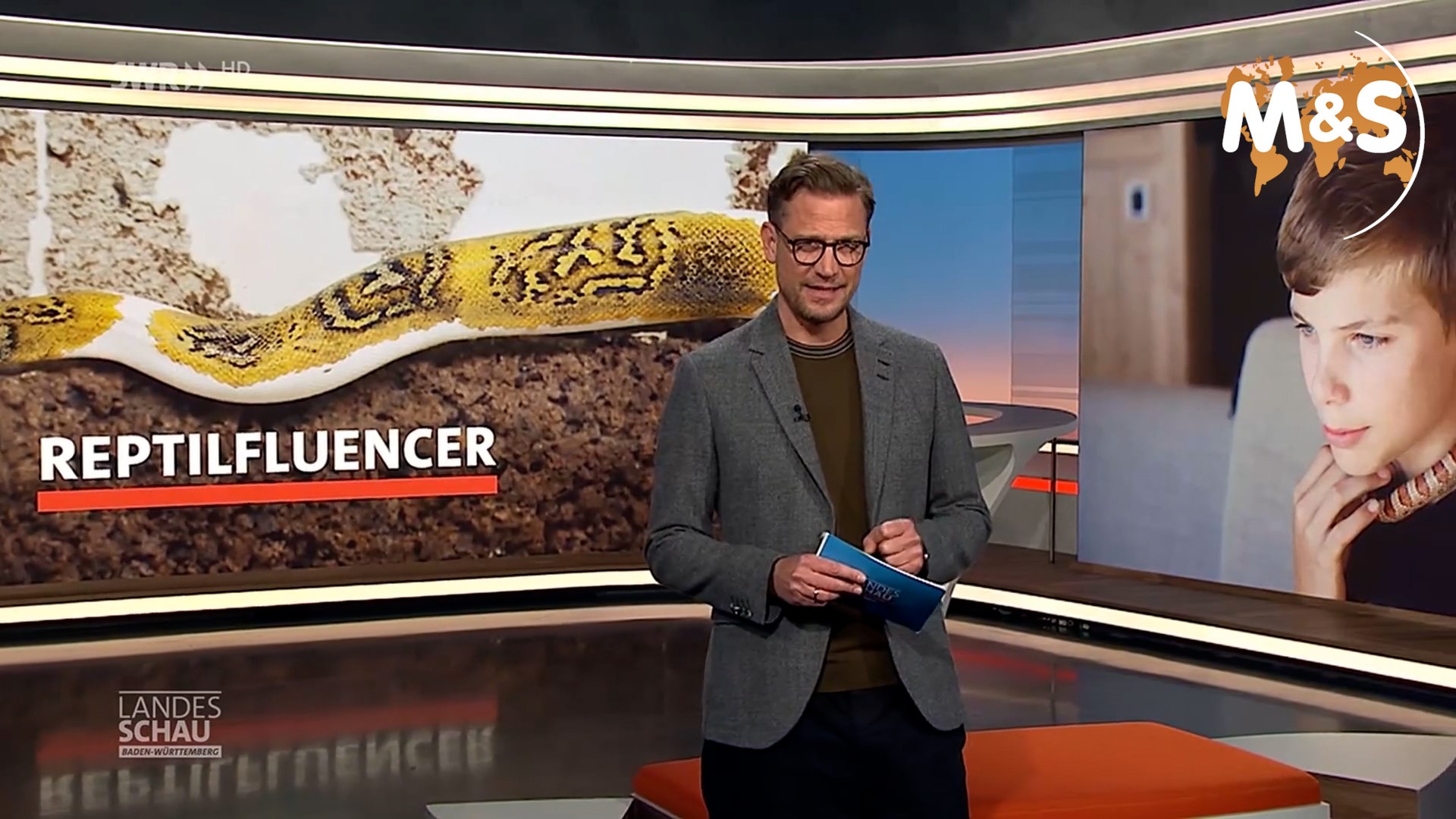 SWR TV-Team begleitet uns im Alltag | Reptilfluencer