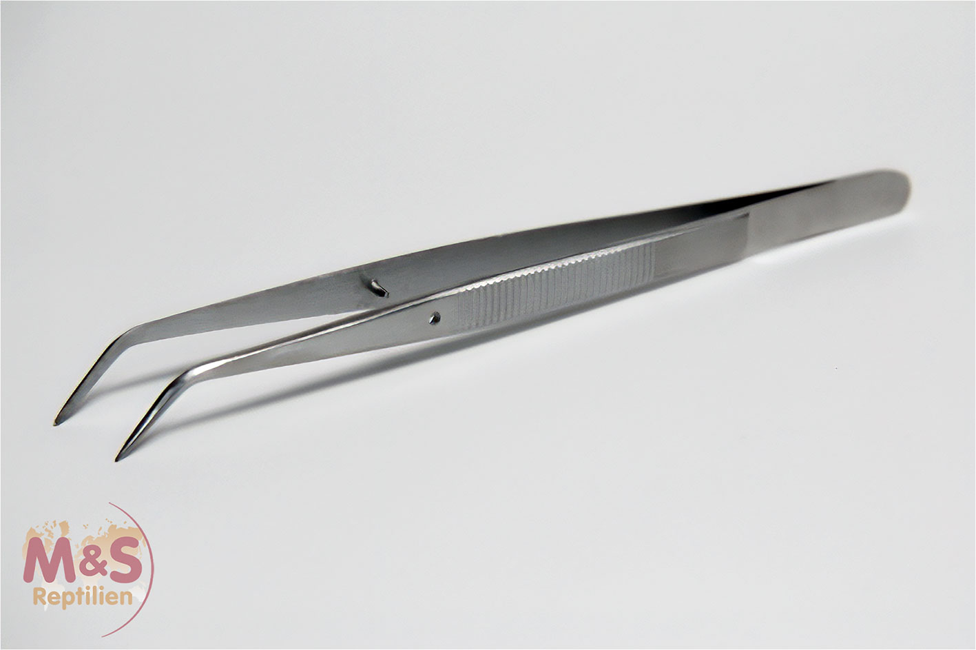 Pinzette, klein, gebogen