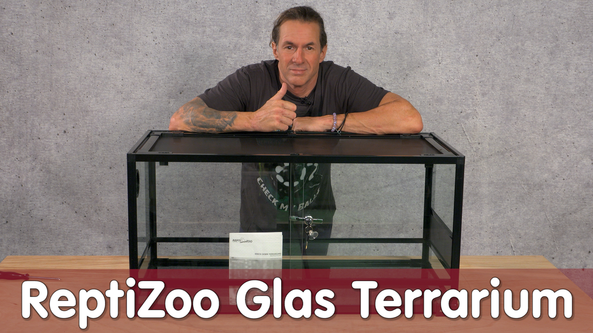 ReptiZoo Glas Terrarium | Aufbau Anleitung | M&S Reptilien