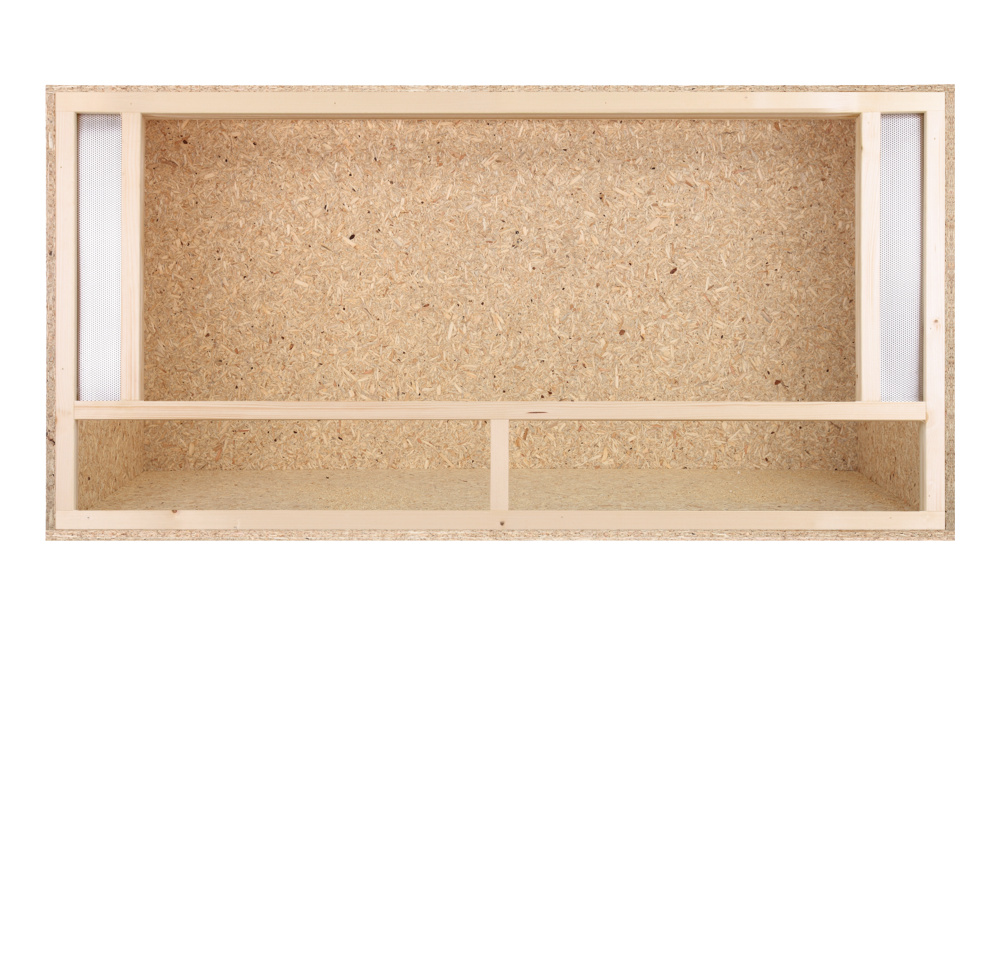 Holzterrarium 120x60x60cm, Frontbelüftung