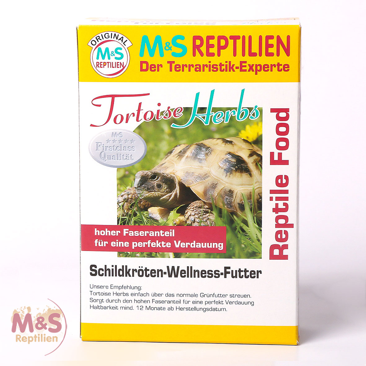Reptile Food, Tortoise Herbs (1000  ml) - Videoanleitung