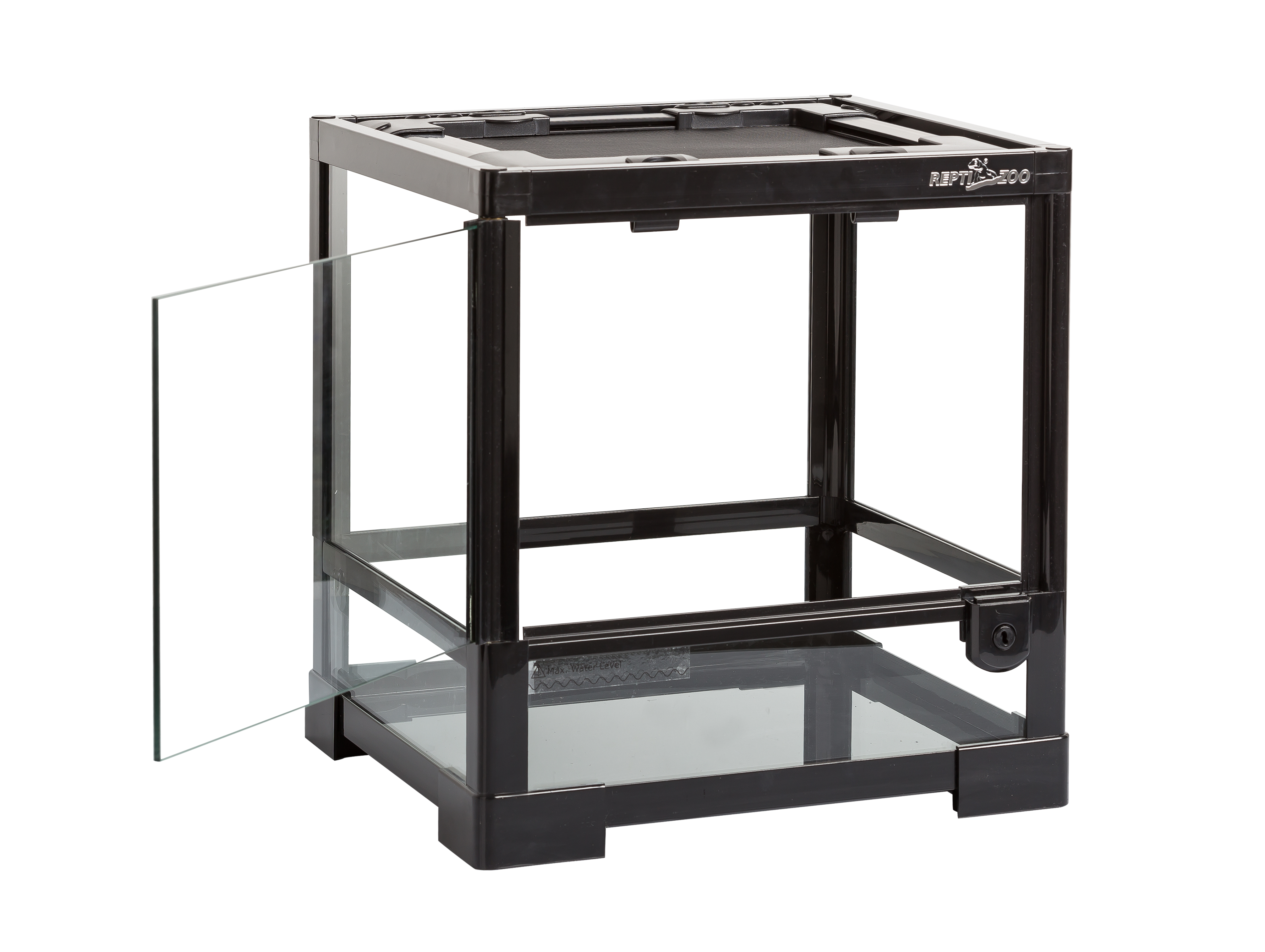 ReptiZoo Glasterrarium 30x30x32cm mit Schwenktüre  zerlegbar - verschickbar! RK0101S (ohne Inhalt)
