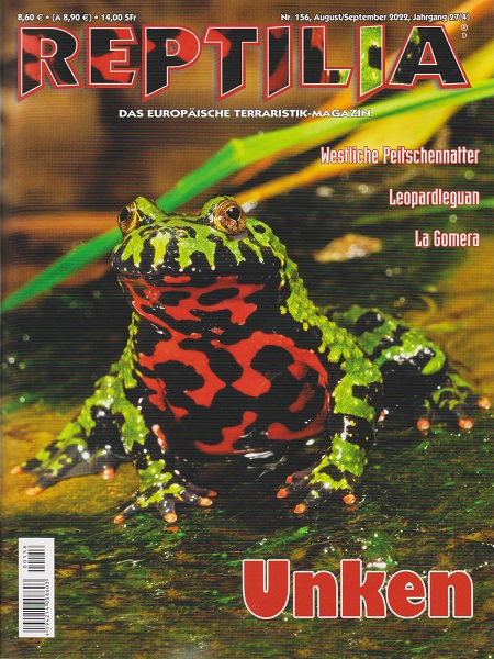 Reptilia Nr.156 August/September 2022 -Unken-