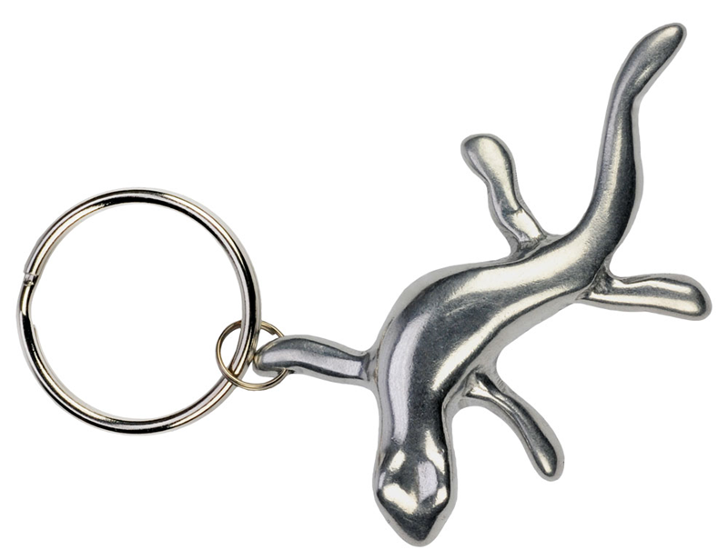 Aluminiumschlüsselanhänger "Echse"