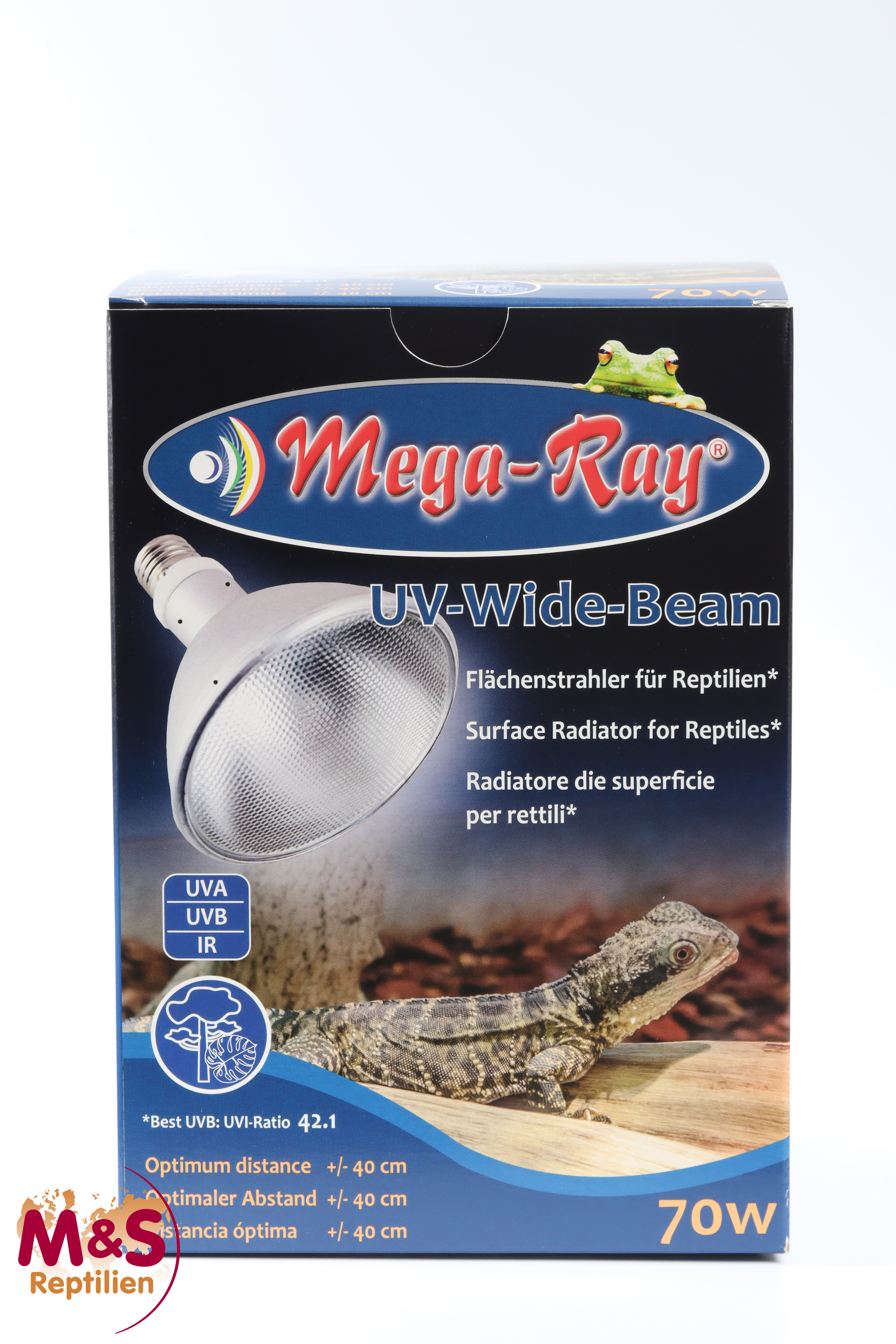 Mega-Ray HID (UV-) Lampe 70 Watt (Wide Beam / 90°)