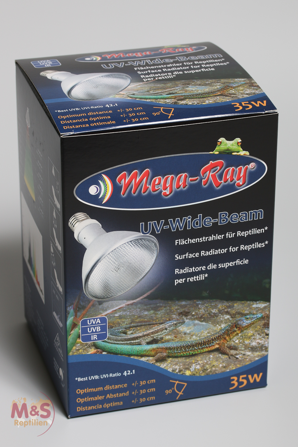 Mega Ray HID-Lampe (UV-Lampe) 35 Watt ( Wide Beam / 90°Grad)