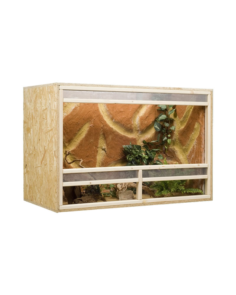 Holzterrarium 150x80x80cm, Frontbelüftung