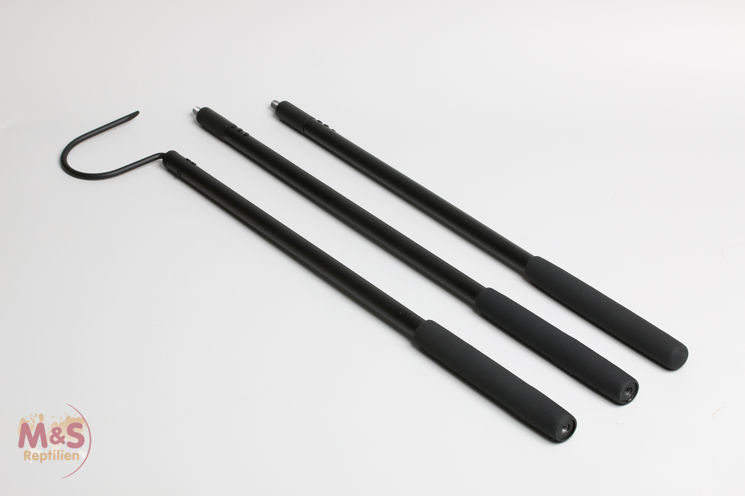 Schlangenhaken XL (3-teilig) 155cm, zerlegbar mit Softgriffen (mit Umhängetasche)