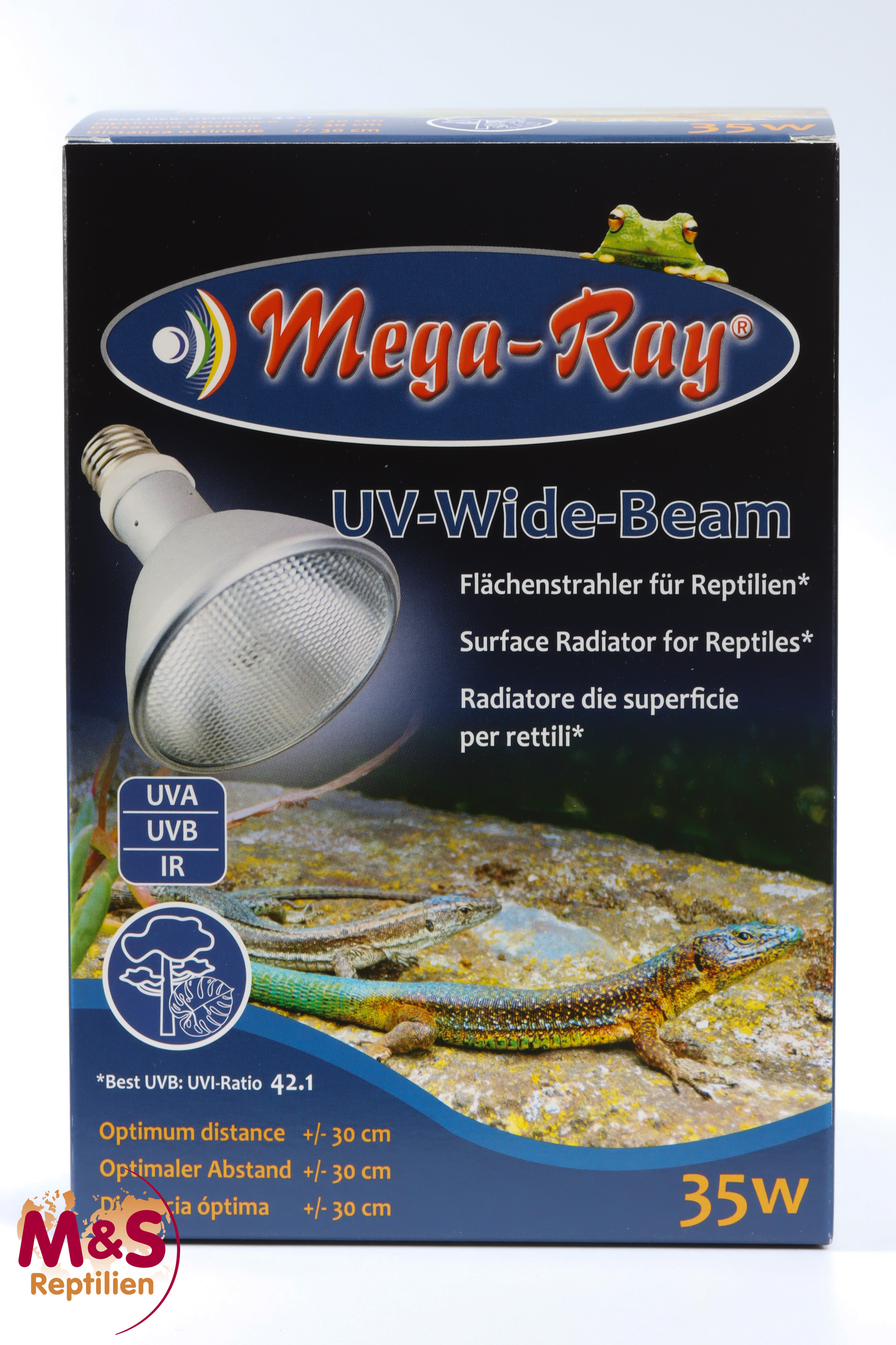 Mega-Ray HID (UV-) Lampe 35 Watt (Wide Beam / 90°)
