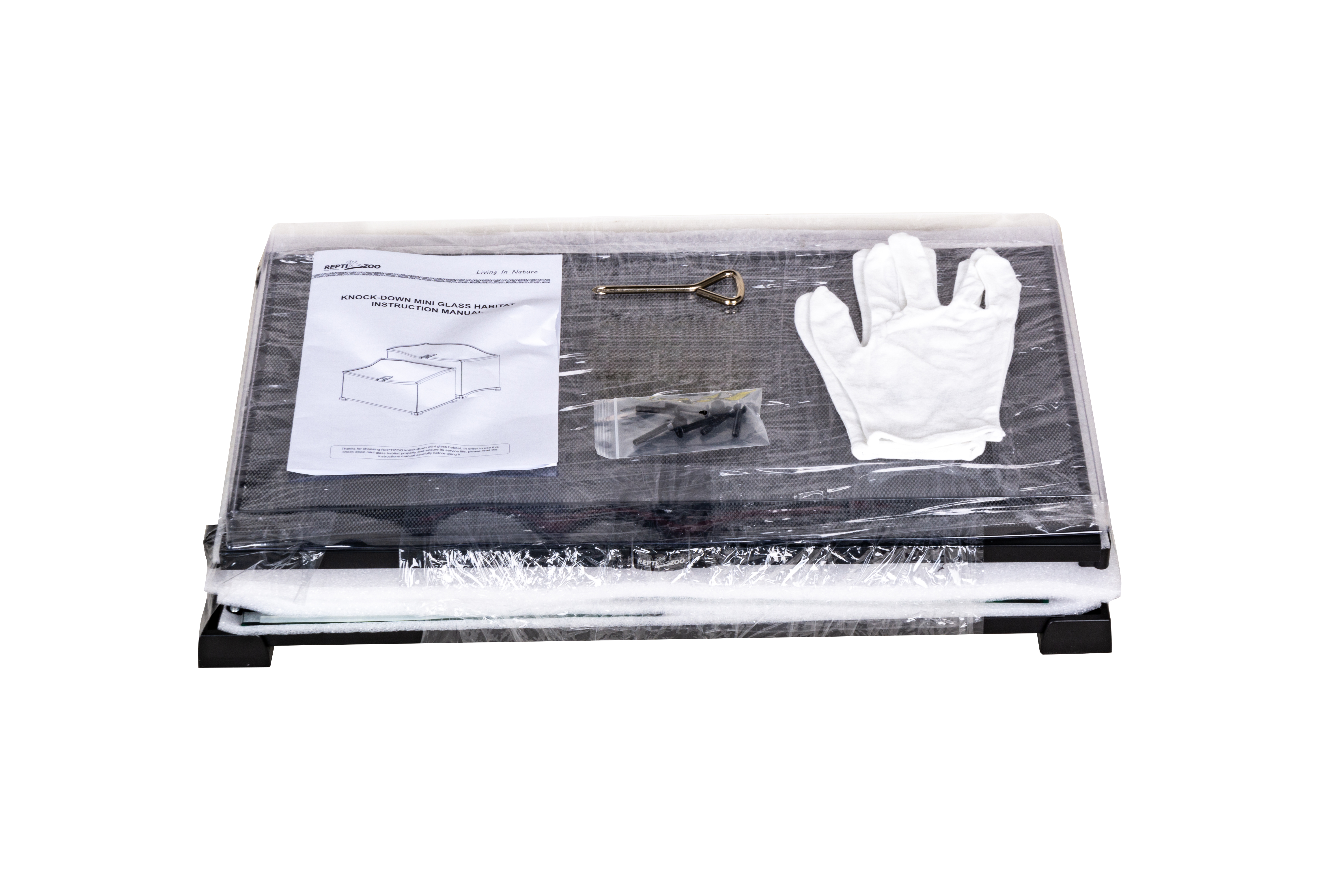 ReptiZoo Knock-Down Glasterrarium (RAK13), Aufzuchterrarium, 76,2x30,5x30,5cm