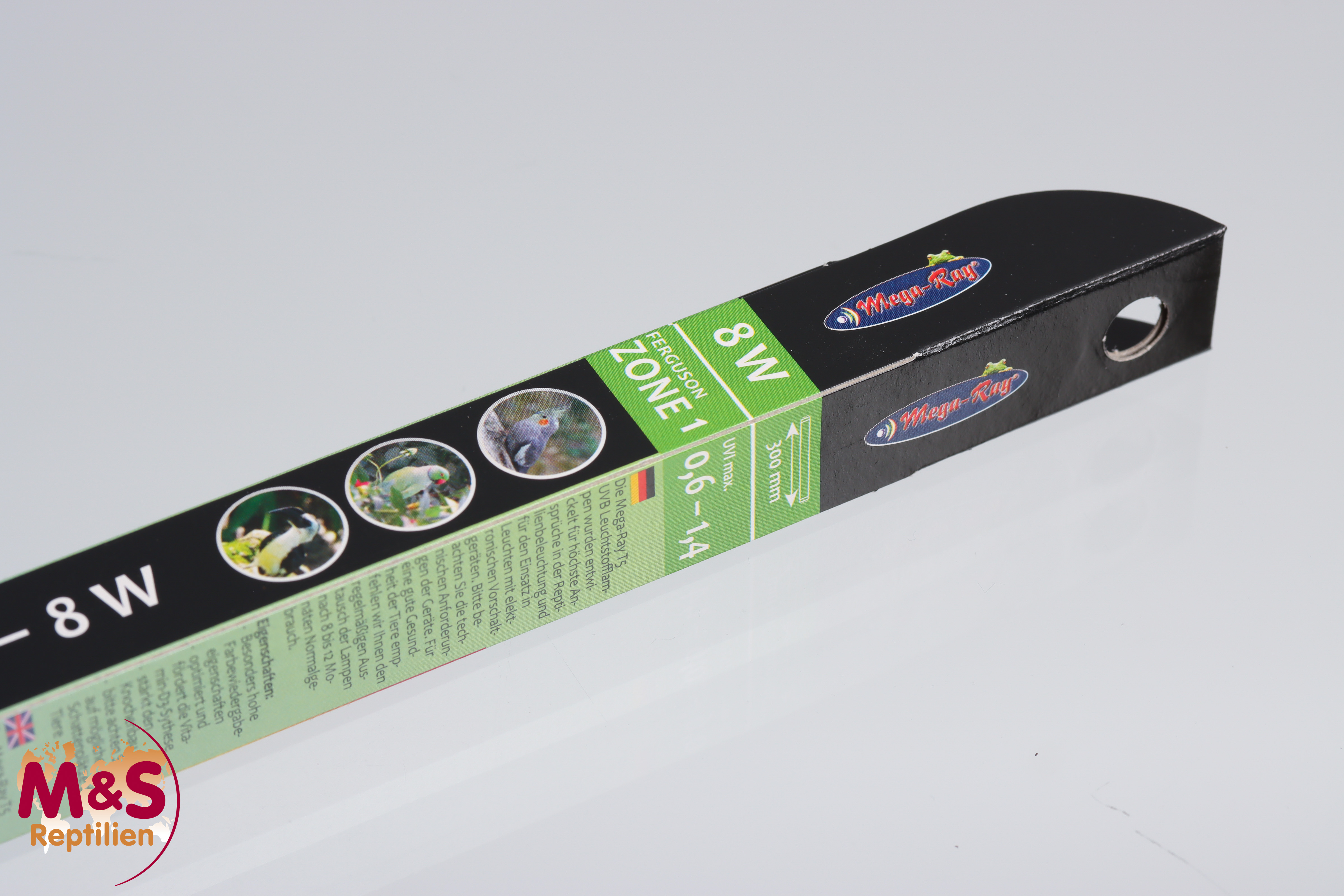Mega Ray  2.4 UVB T5 Leuchtstoffröhre 8 Watt - ZONE 1 ( 30 cm )