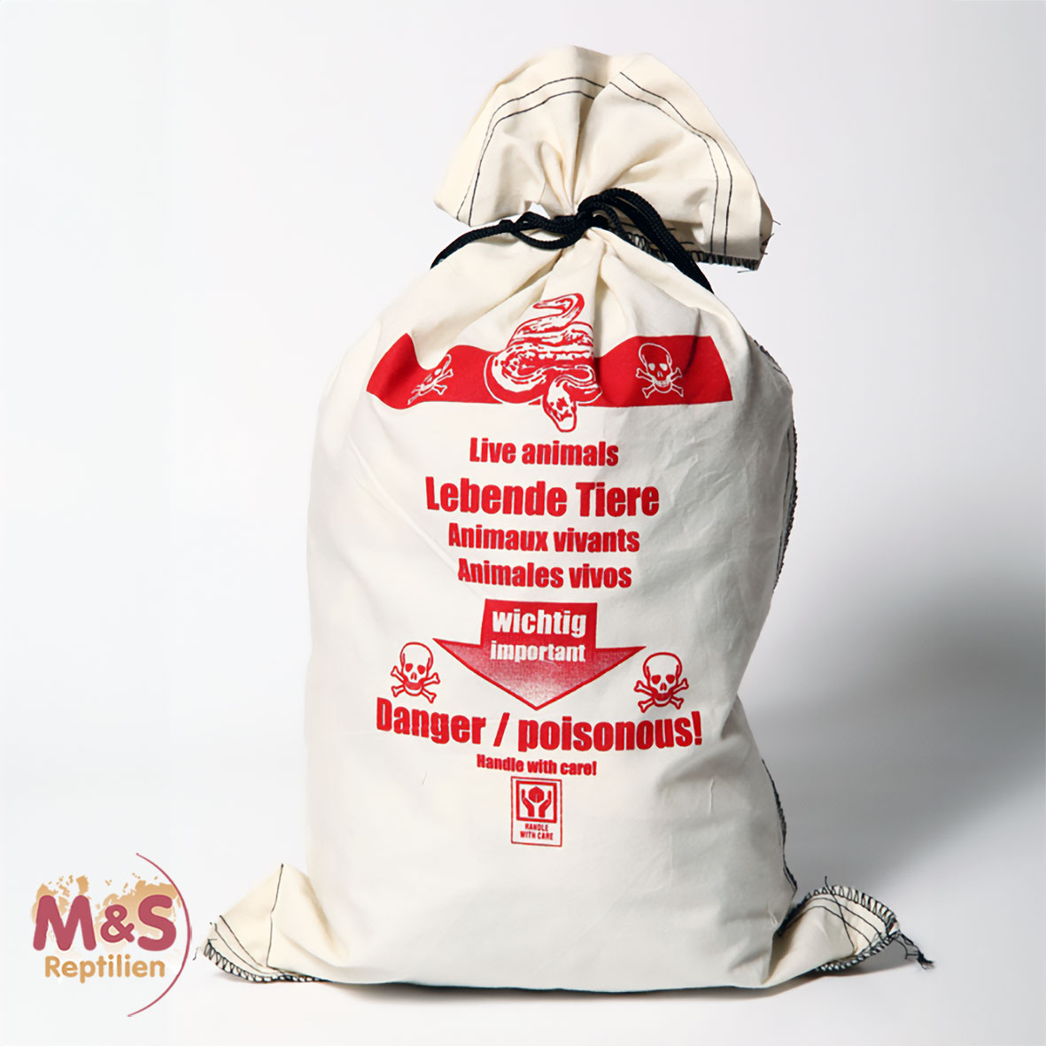 Schlangenbeutel, giftige Tiere (ca. medium Größe)