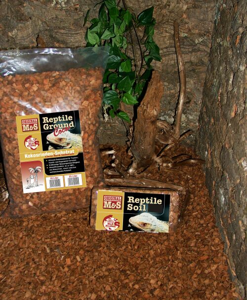 M&S Reptile Ground Coco Bark, Kokos Bodengrund