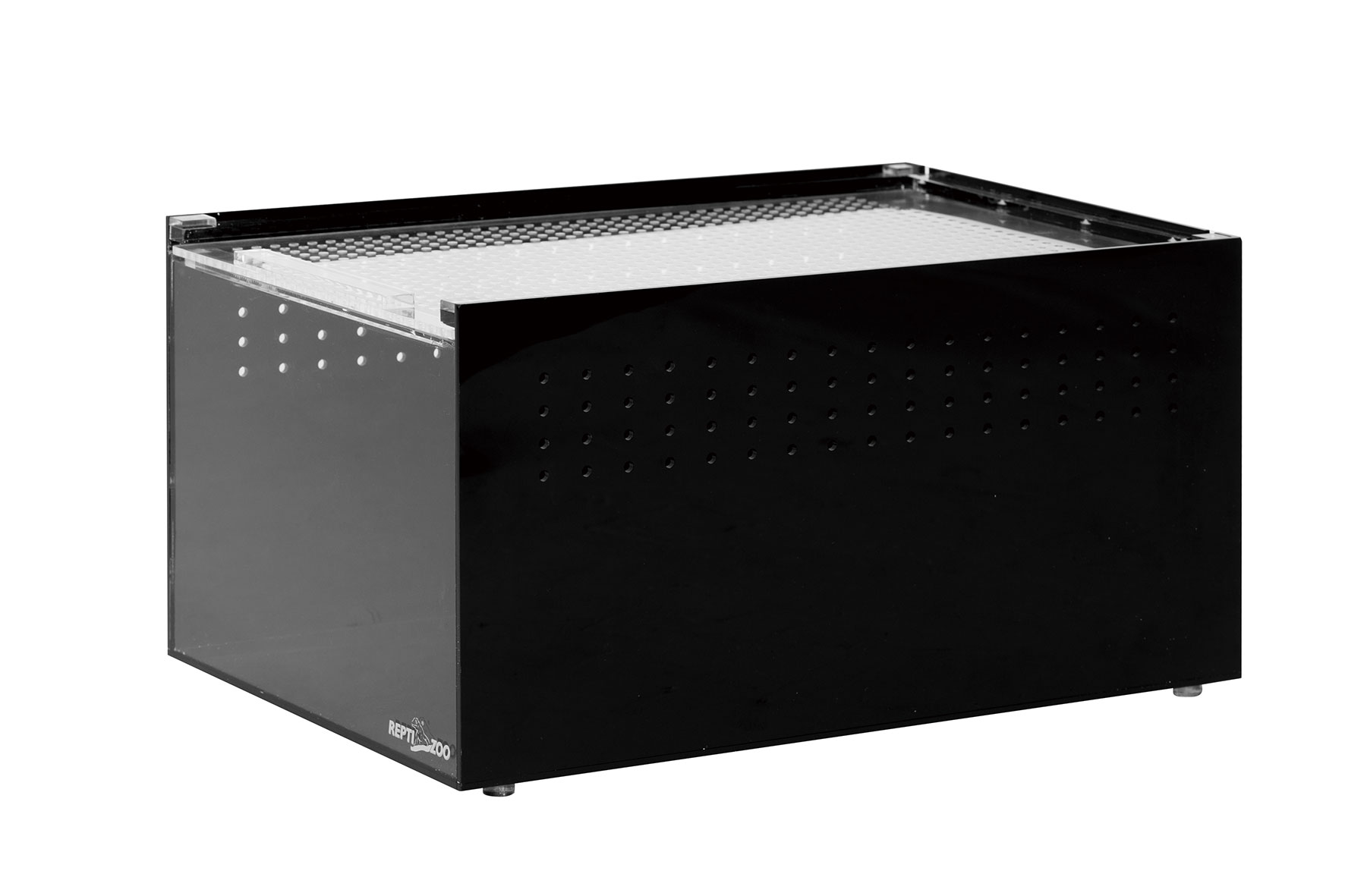 ReptiZoo Plexiglasterrarium (Aufzuchtterrarium) 20x30x15 cm schwarz (ACR01B)