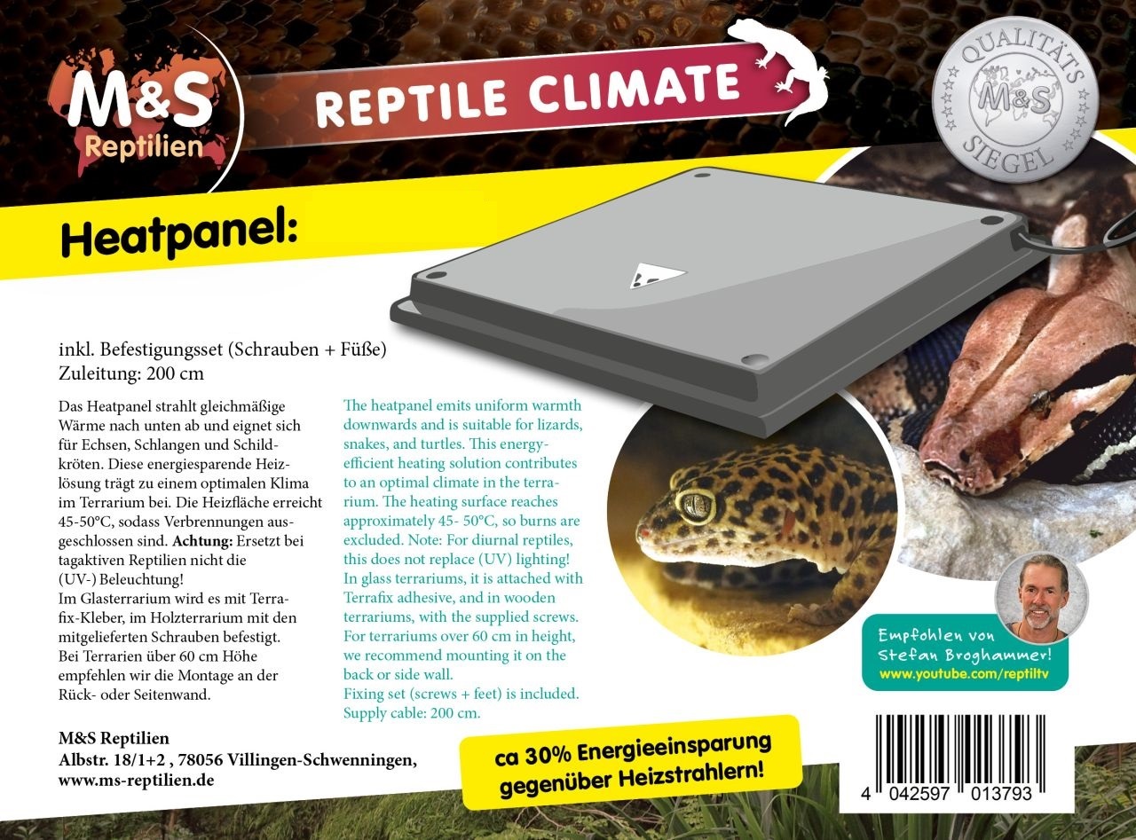 M&S Reptile Climate Heatpanel