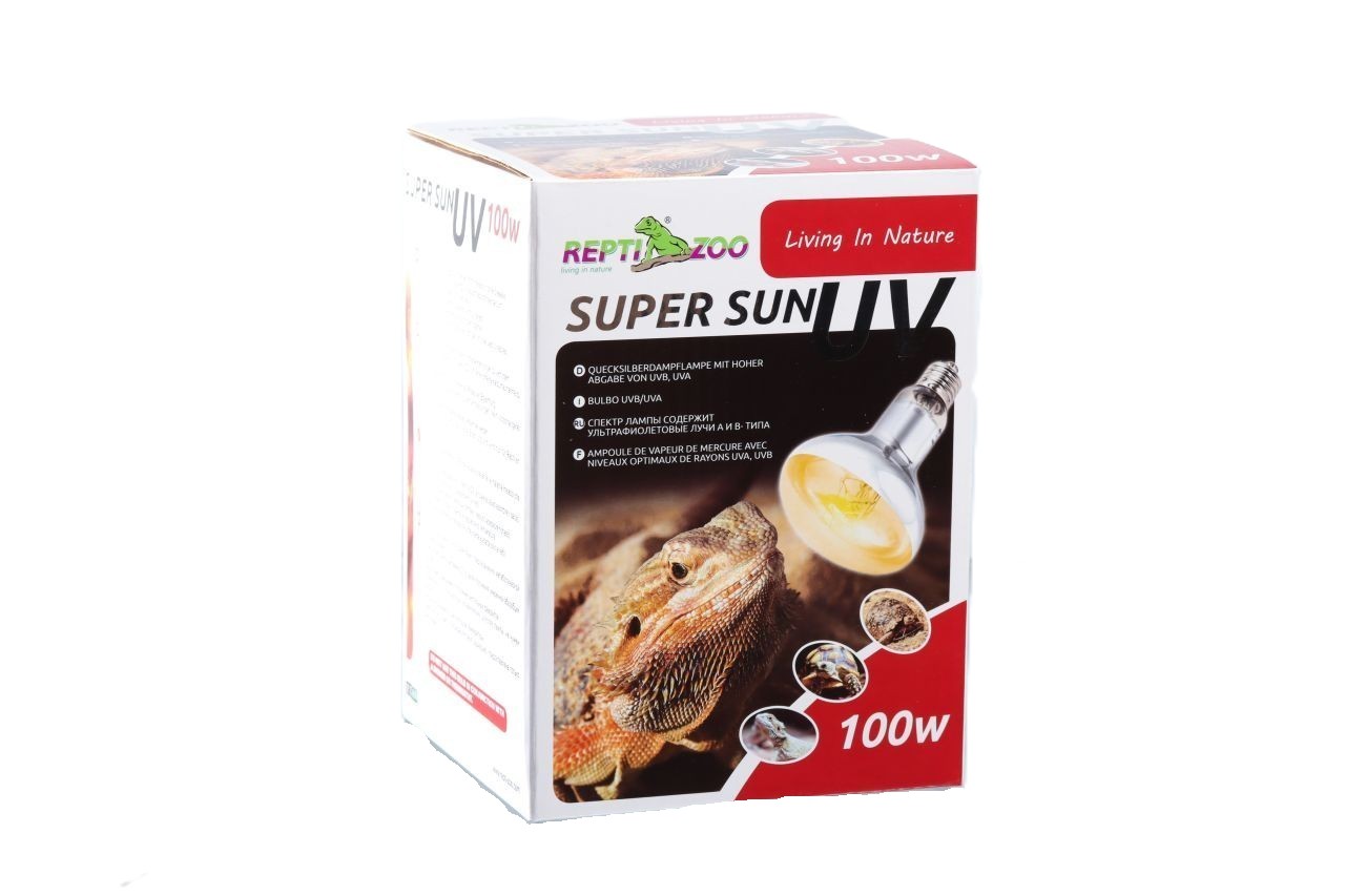ReptiZoo D3 Super SUN (UVA/UVB Lampe) 100 Watt (P95100)