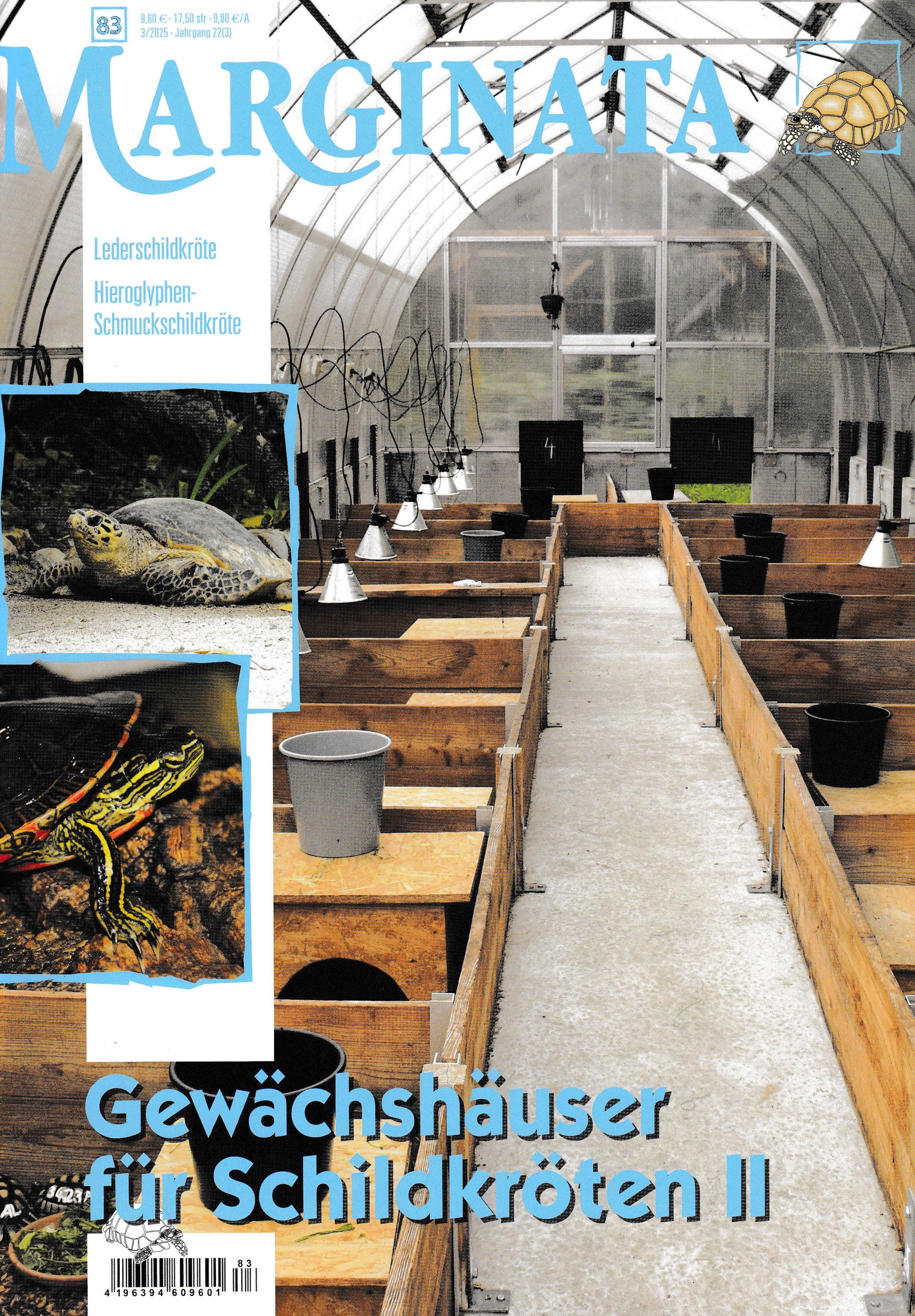 Marginata  Fachzeitschrift (83) 03/2025- Gewächshäuser für Schildkröten II