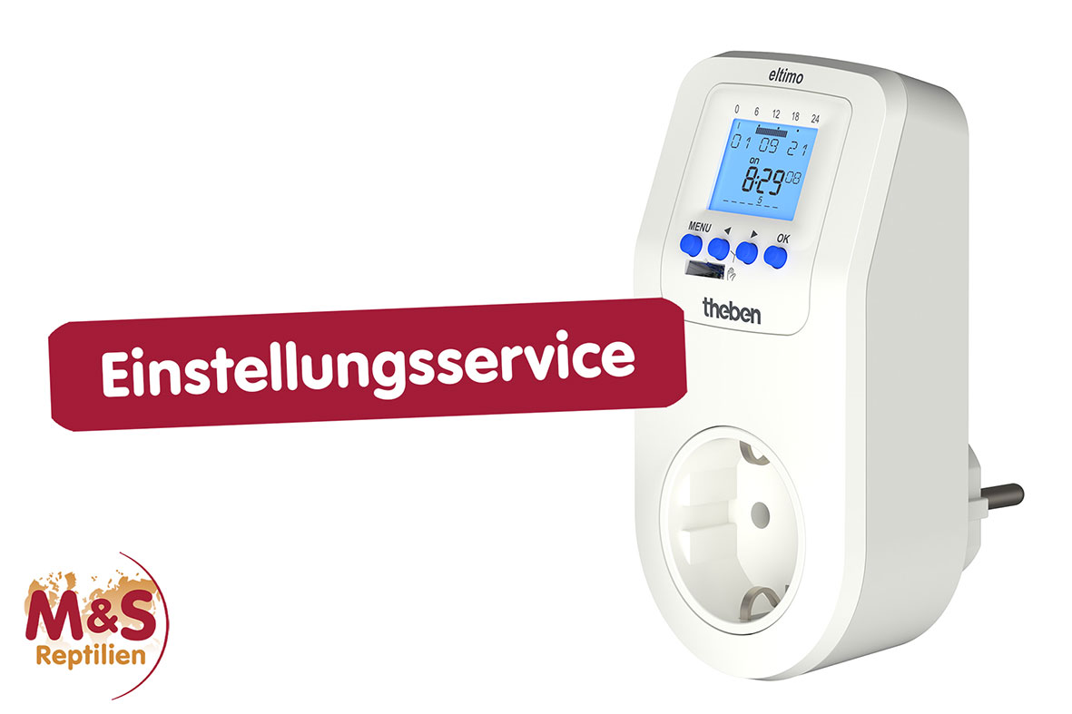 Service: EINSTELLUNG der Theben-eltimo Zeitschaltuhr (siehe Beschreibung)