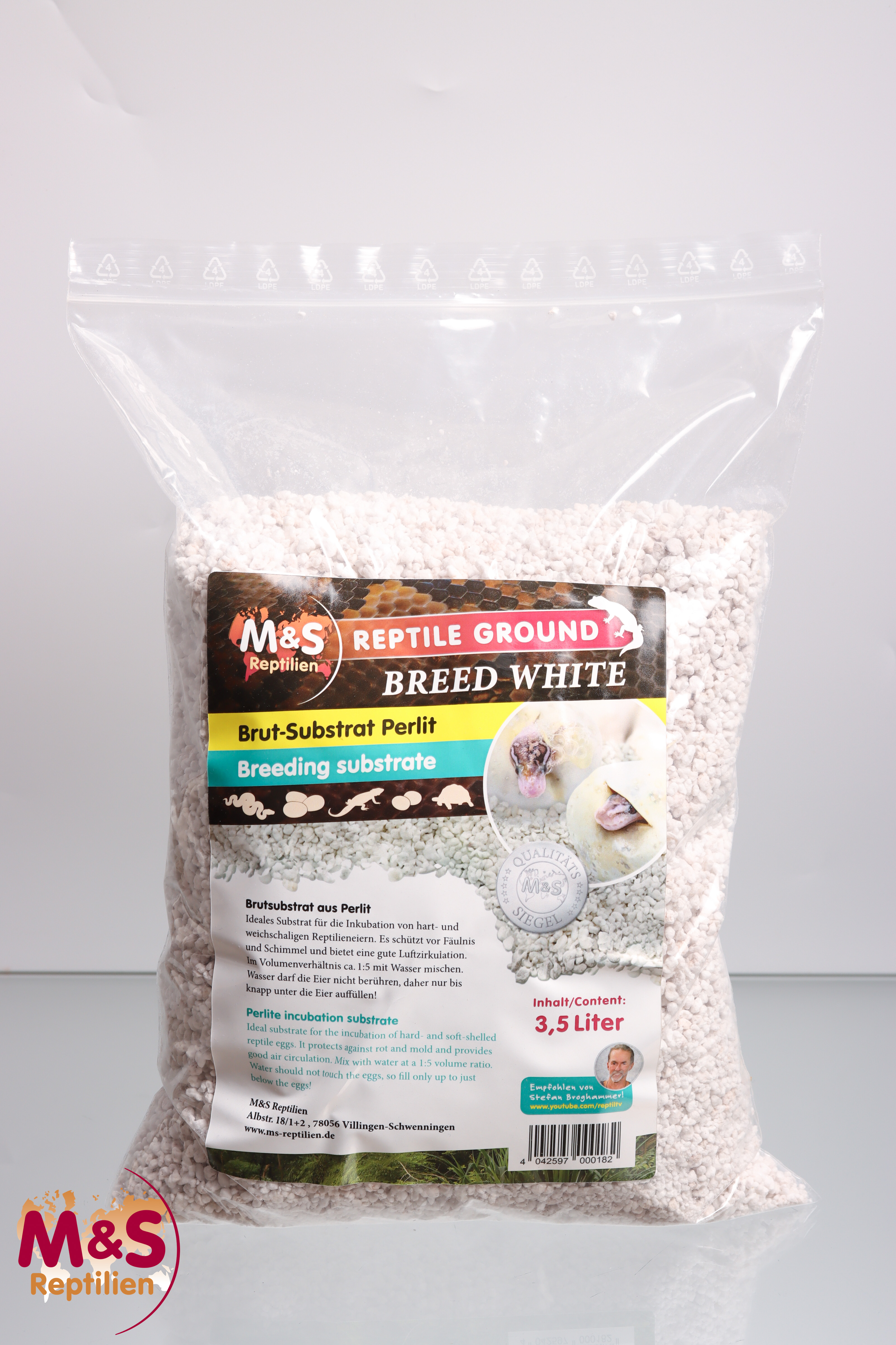 M&S Reptile-Breed WHITE (Perlit) 3,5 Liter Packung