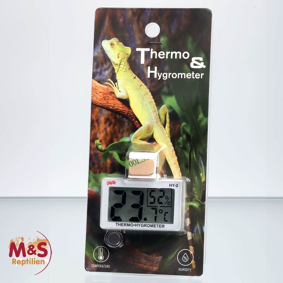 Digitales Thermo-Hygrometer -SELBSTKLEBEND/HÄNGEND-