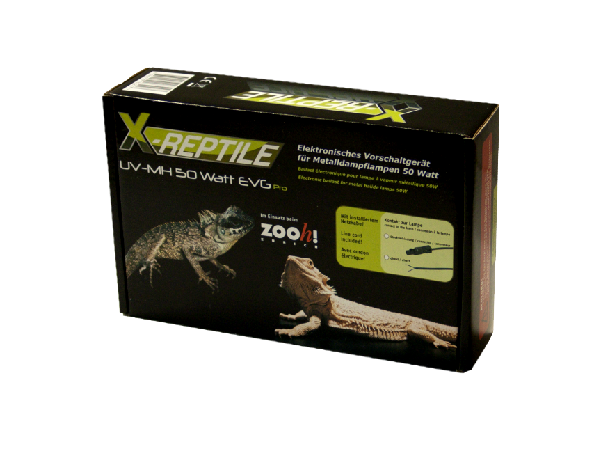 X-Reptile elektronisches Vorschaltgerät 50 Watt ( siehe Videoanleitung )