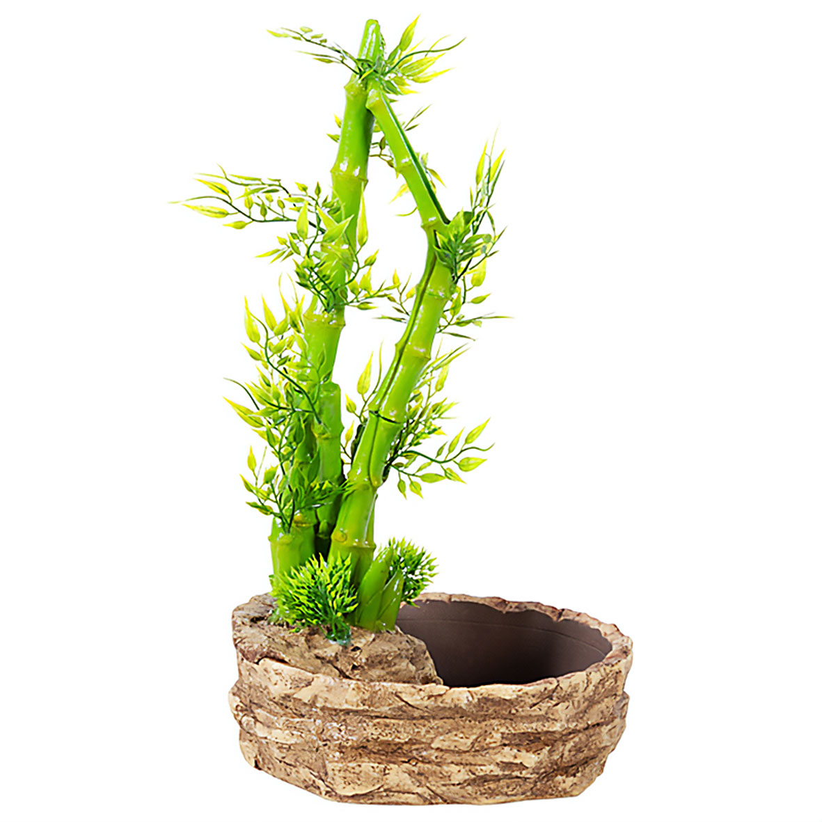 ReptiZoo 2 in1 Trinkbrunnen (mit höhenverstellbare Tropfpflanzen) (DF05)